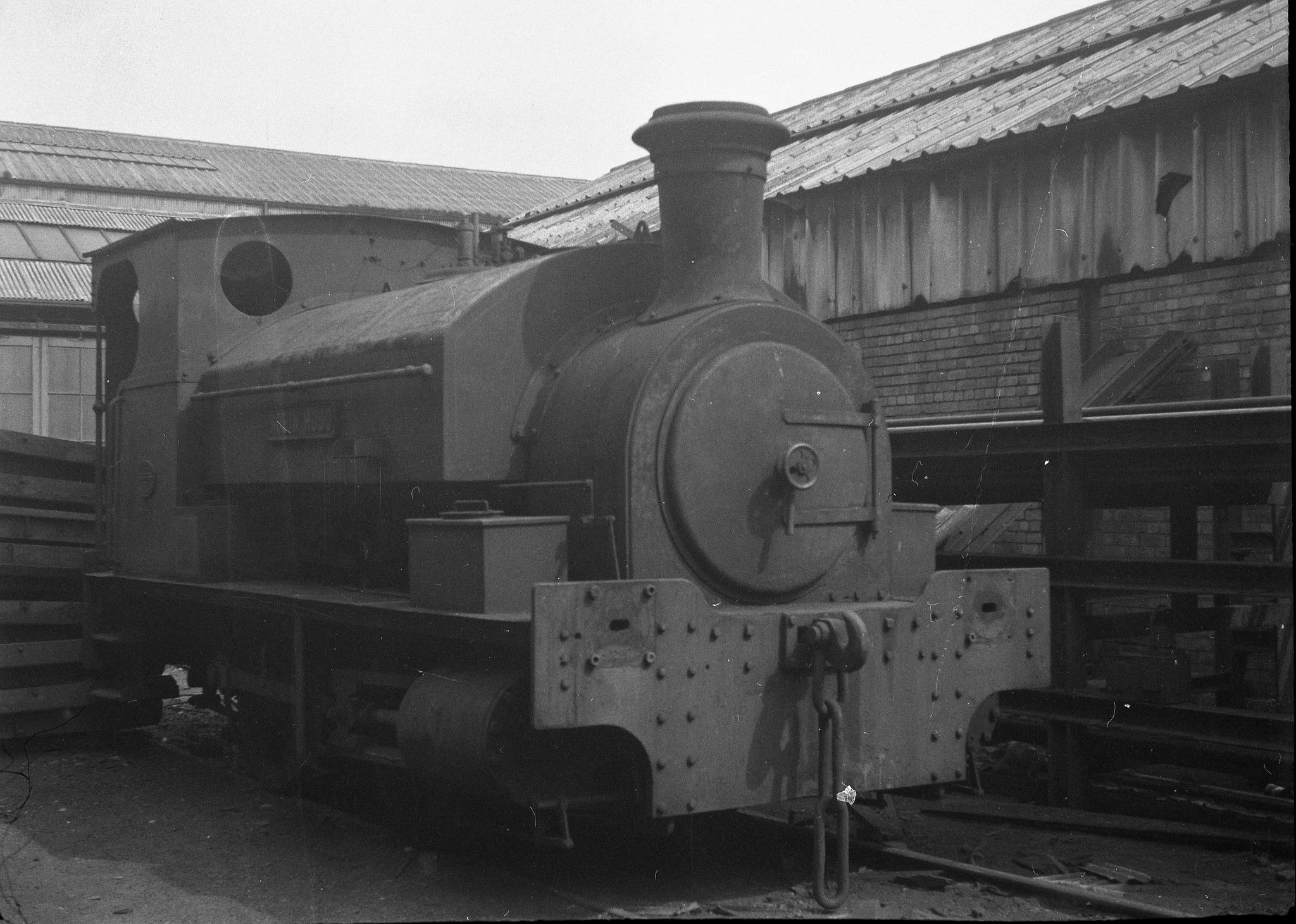 Unprocessed film photo of Robin Hood locomotive