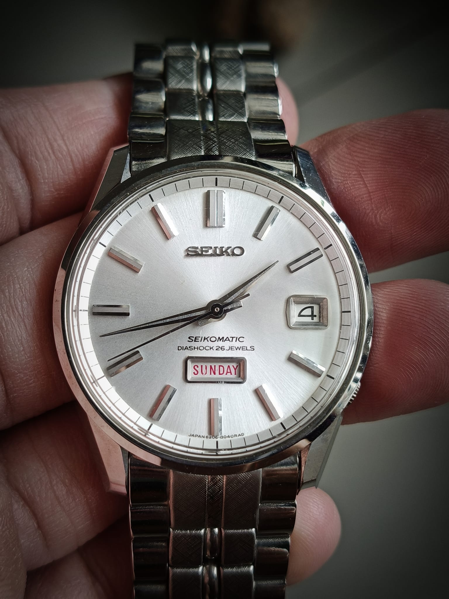 Seikomatic watch with original bracelet for sale