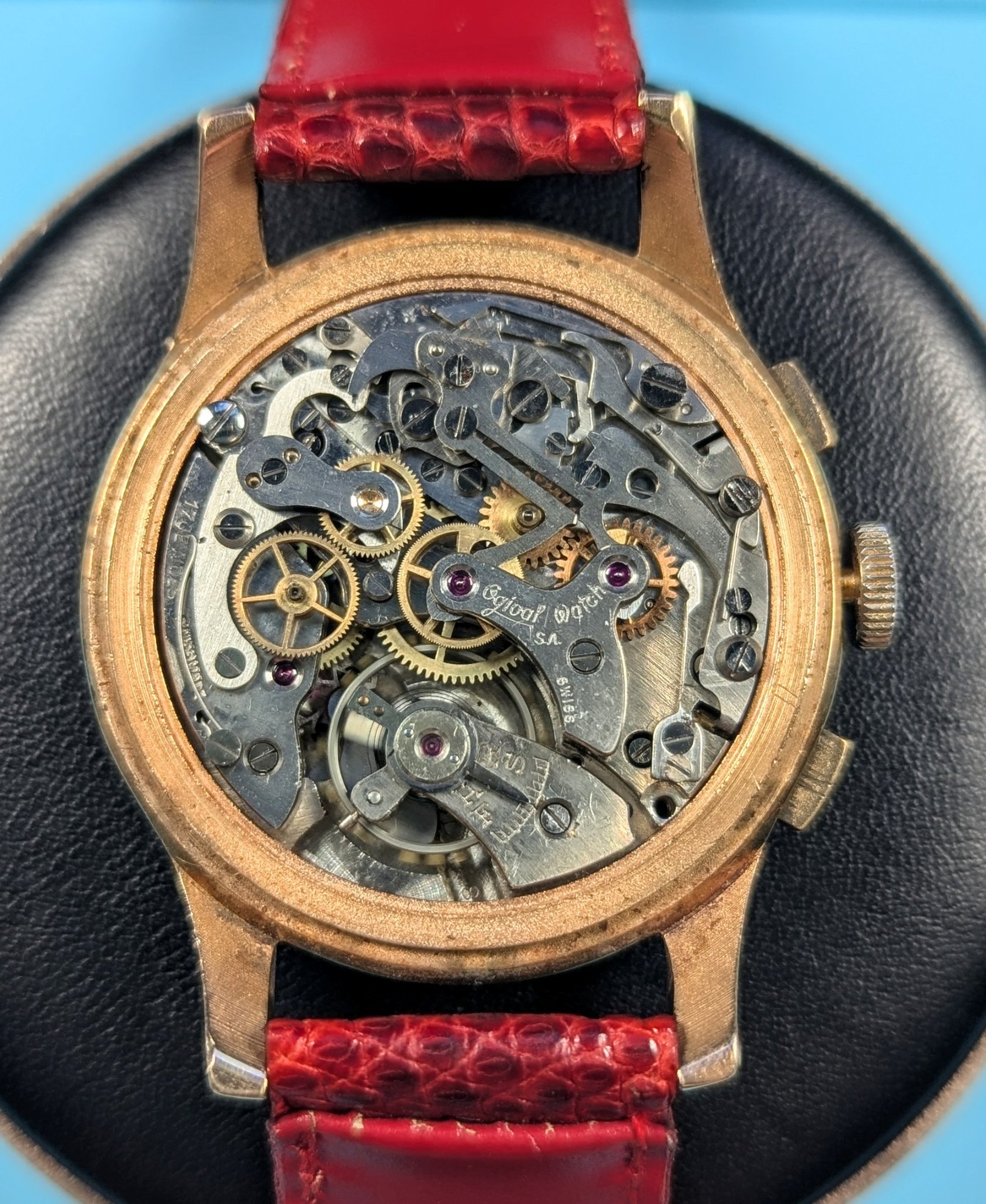 Montre Chronographe Vintage Tell - Landeron 148 - Neuf Avec étiquettes