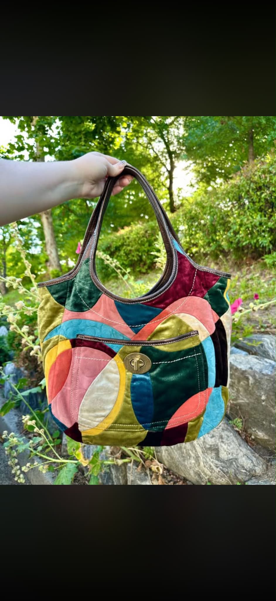 Coach patchwork one shoulder - Gem COACH SOHO TOTO patchwork one 