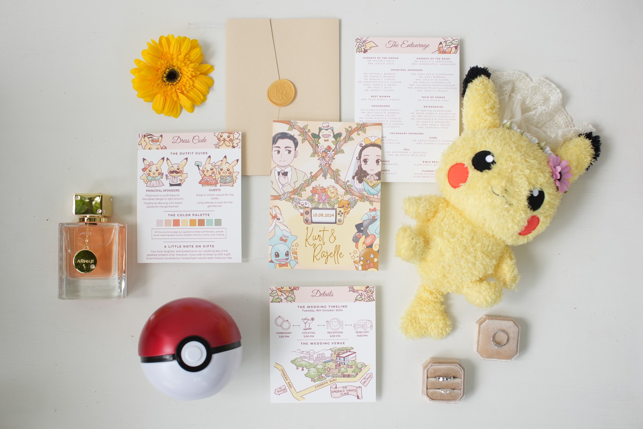 2018 Mascot Pair Pikachu Wedding