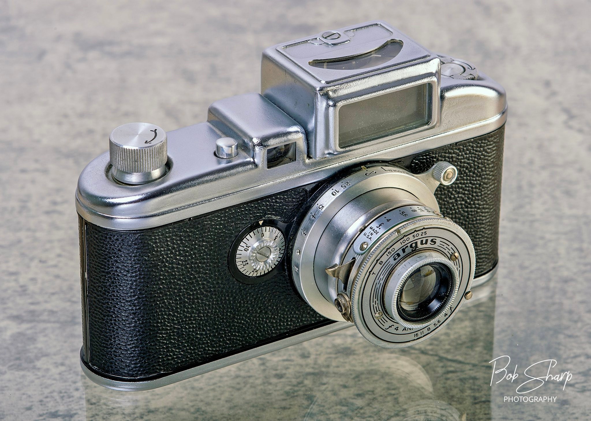 Argus A2F camera's Art Deco design