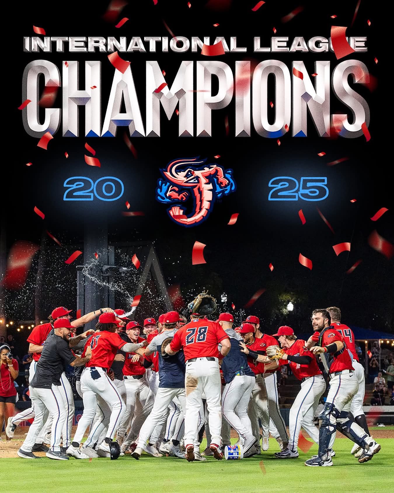 Victory! The Jacksonville Jumbo Shrimp won the International