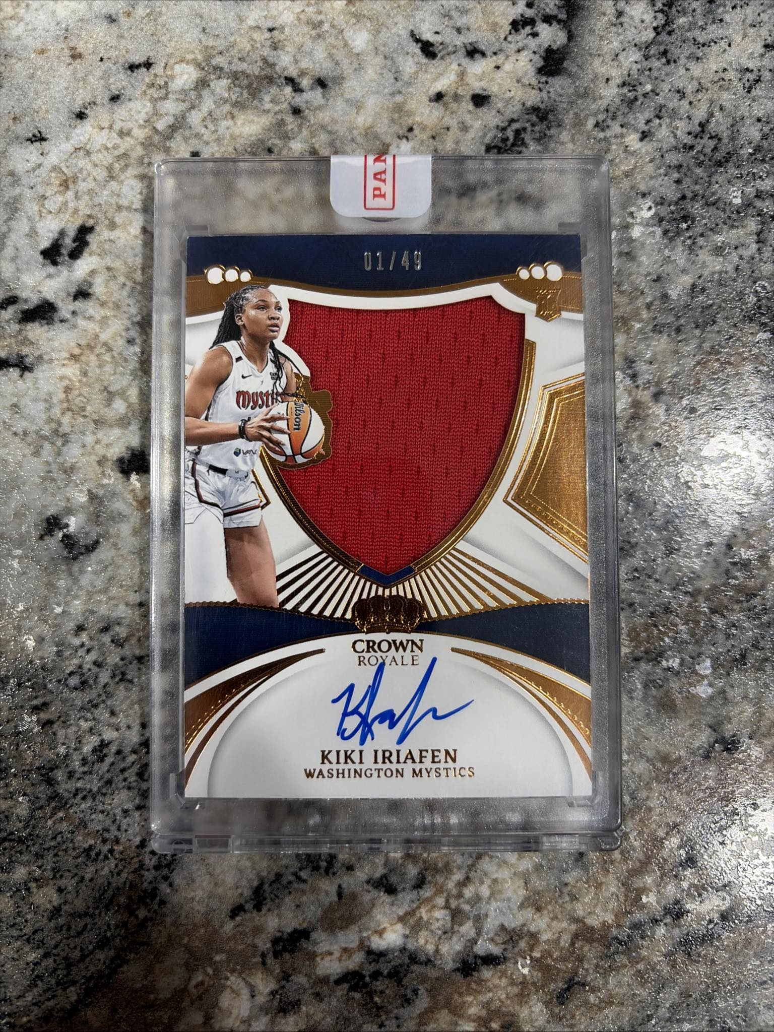 Kiki Iriafen Crown Royale auto basketball card for trade