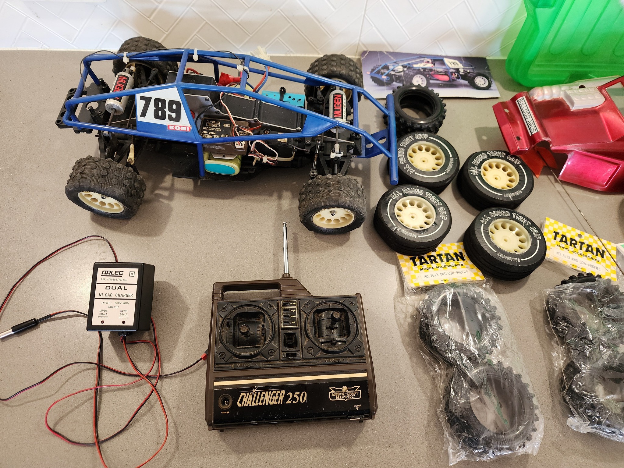 What's the value of a vintage Big Bear Datsun RC car kit?