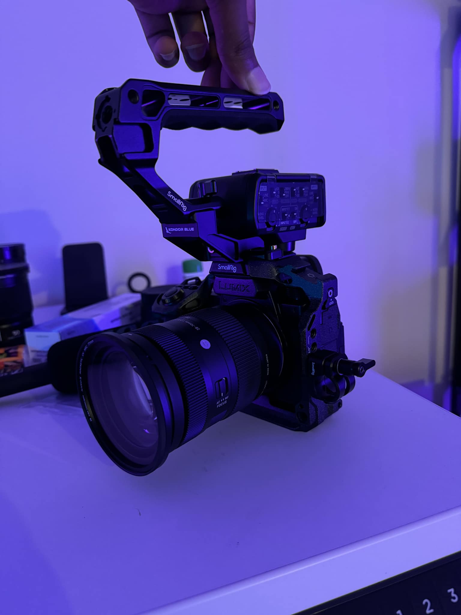 Adapting XLR mic to Panasonic Lumix setup