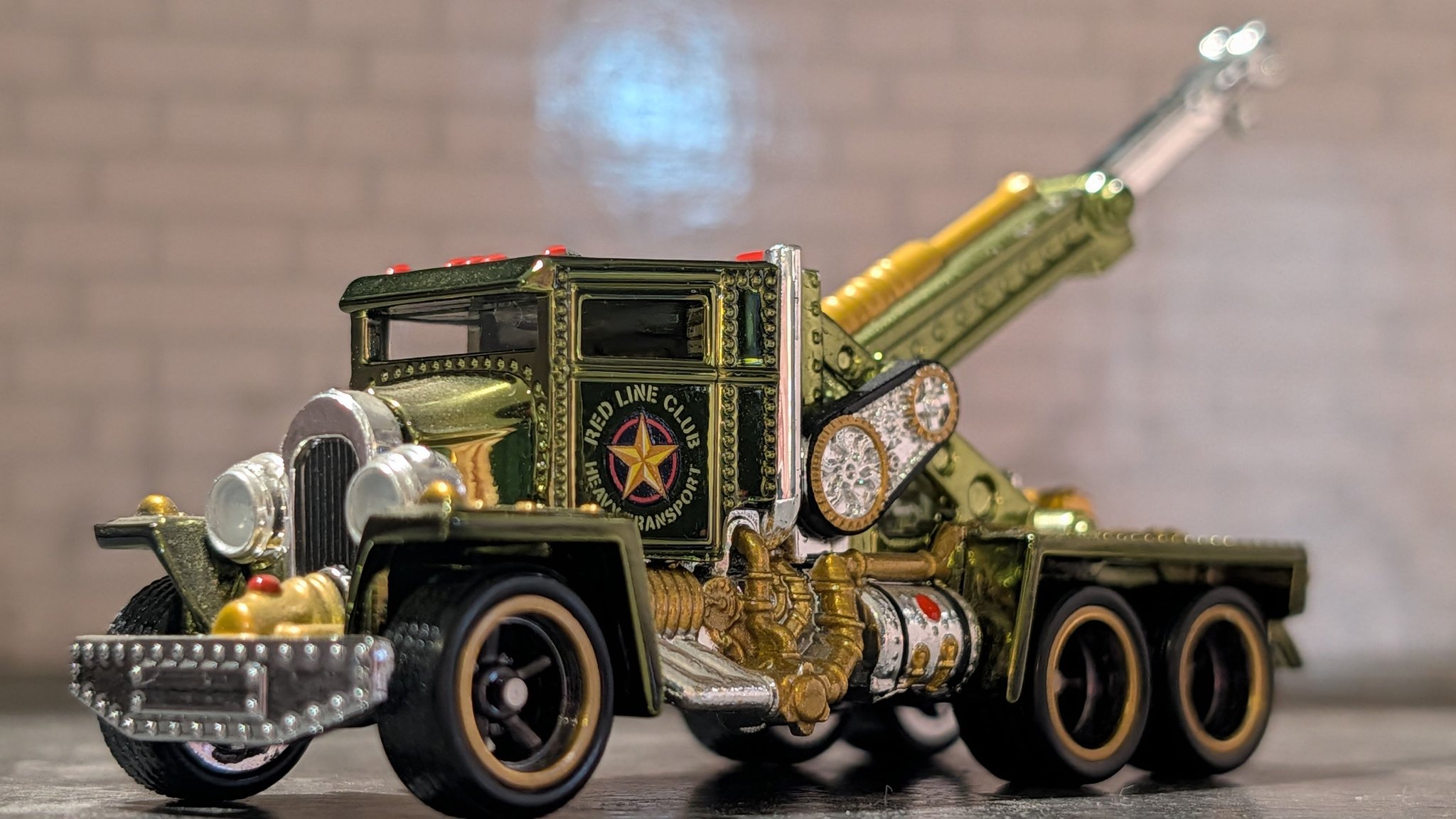 Who has the Hot Wheels Steam Punk truck?