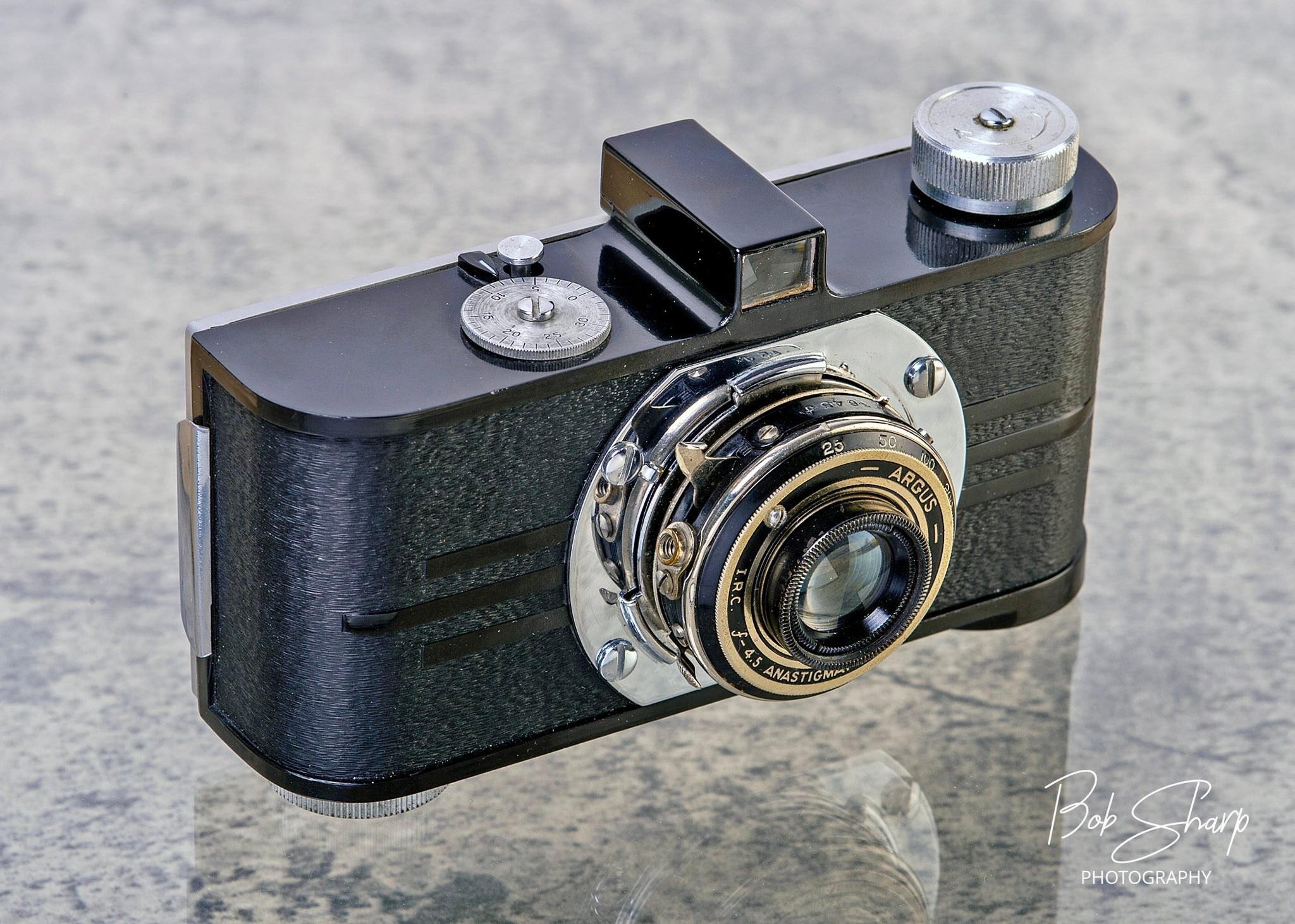 Argus A2F camera's Art Deco design