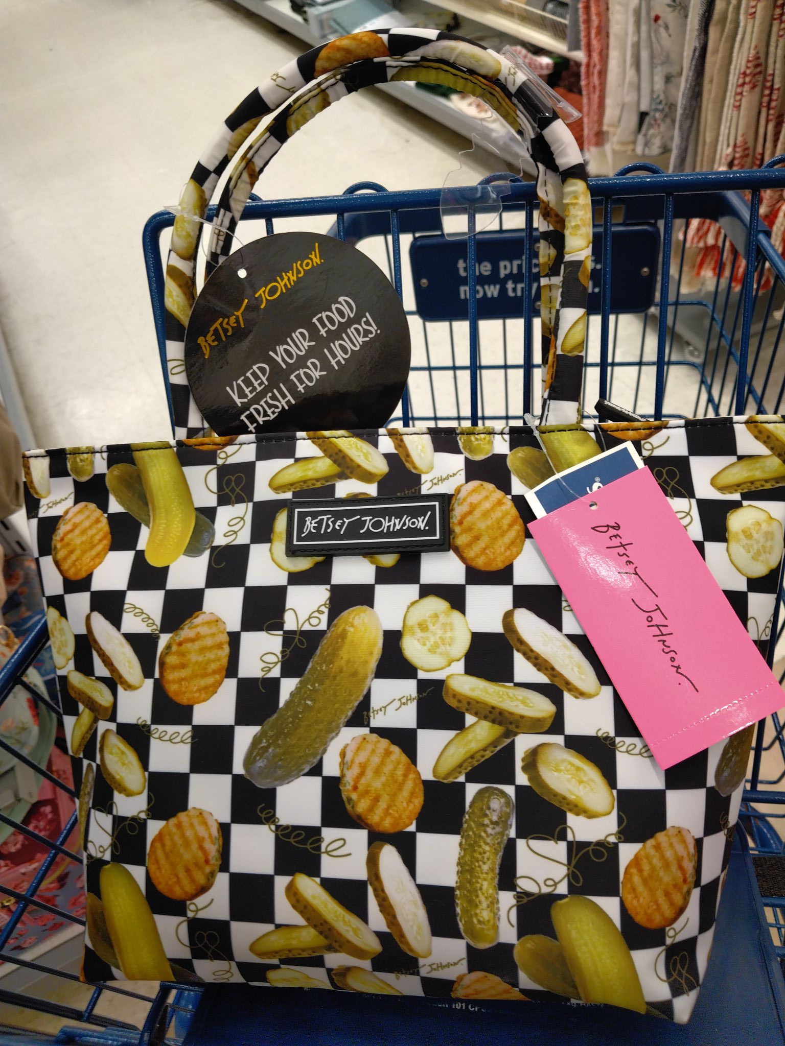 Betsey Johnson PICKLE LUNCH TOTE Trusted preferred shopper SOLD