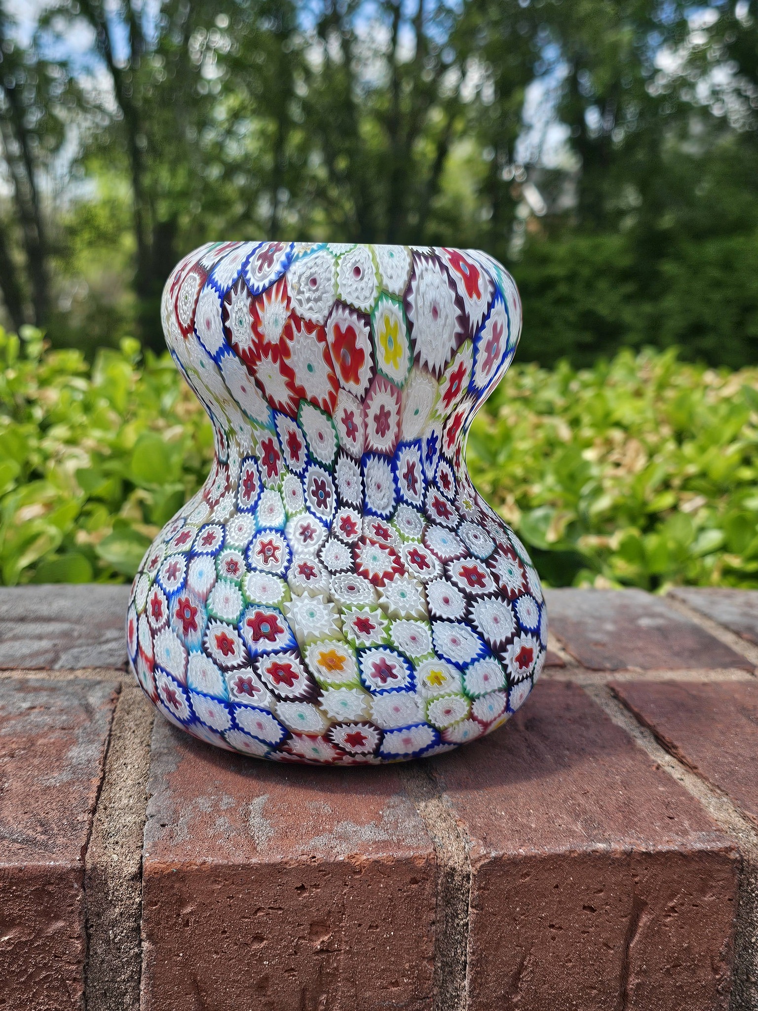 How to authenticate a Fratelli Toso Murano millefiori art glass vase?
