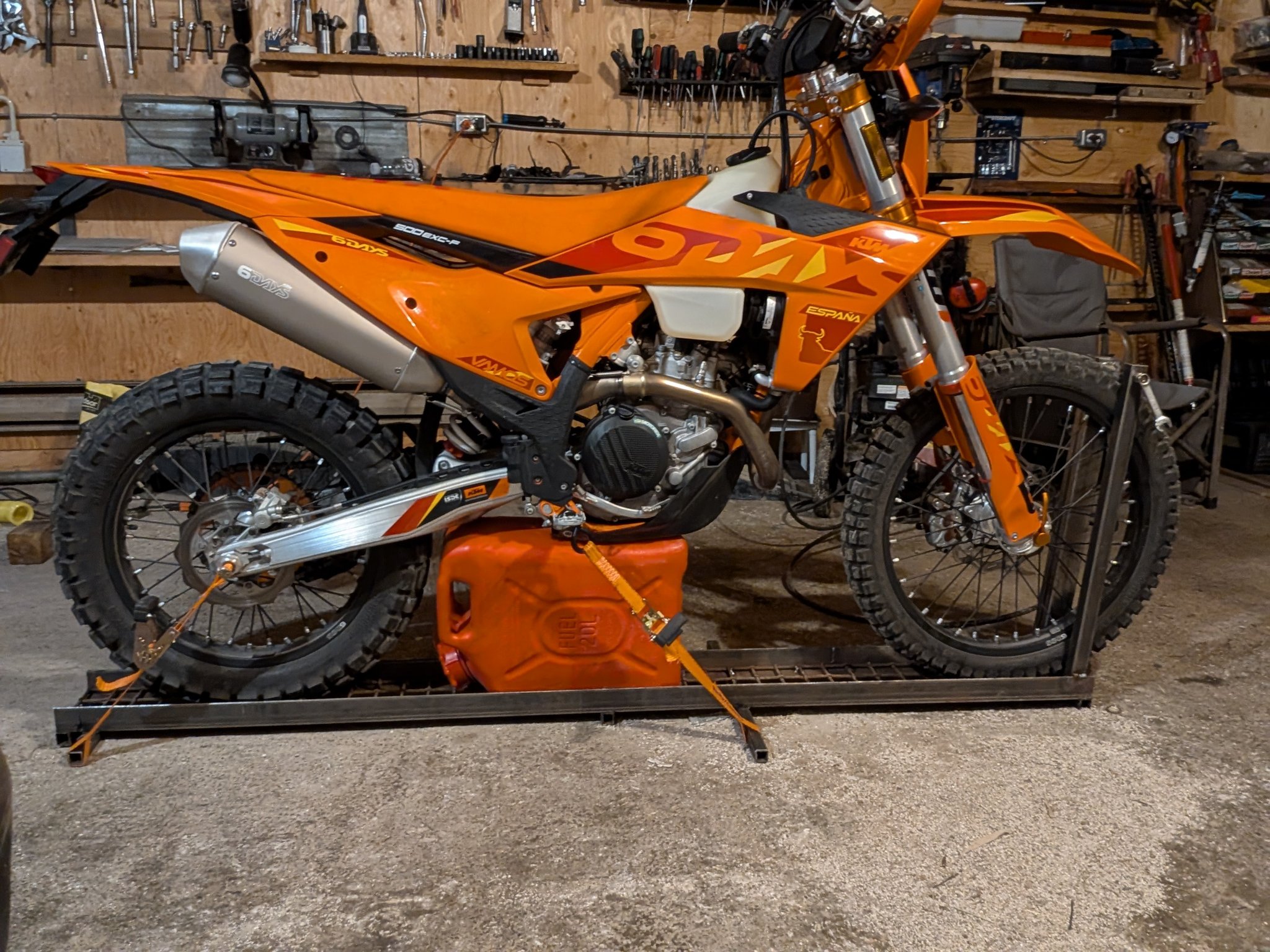I'm building a custom ktm carrier for my expedition truck. That