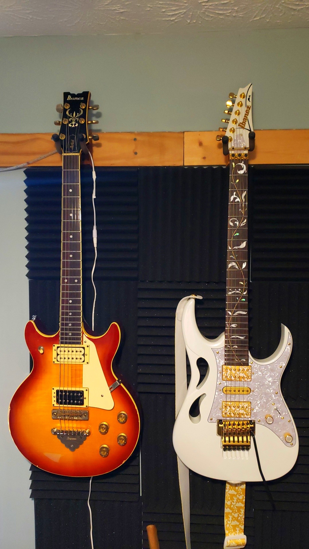 tbt early 90s NAMM gathering for Ibanez (Shawn Lane, '63-'03 RIP