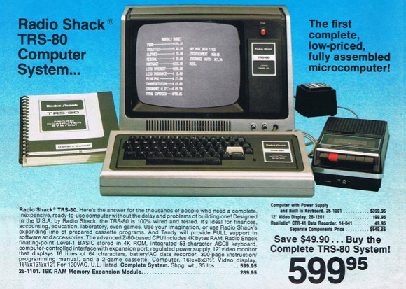 The TK-80 (Training Kit μCOM80), released by NEC on August 3, 1976