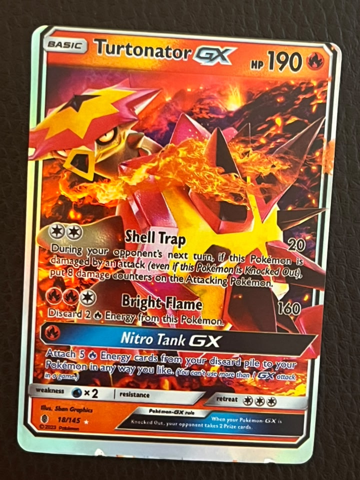 turtonator pokemon card AR 105/102 Stellar Miracle Dragon Fire Turtonator (Celestial Guardians #161/239, 1-Star)