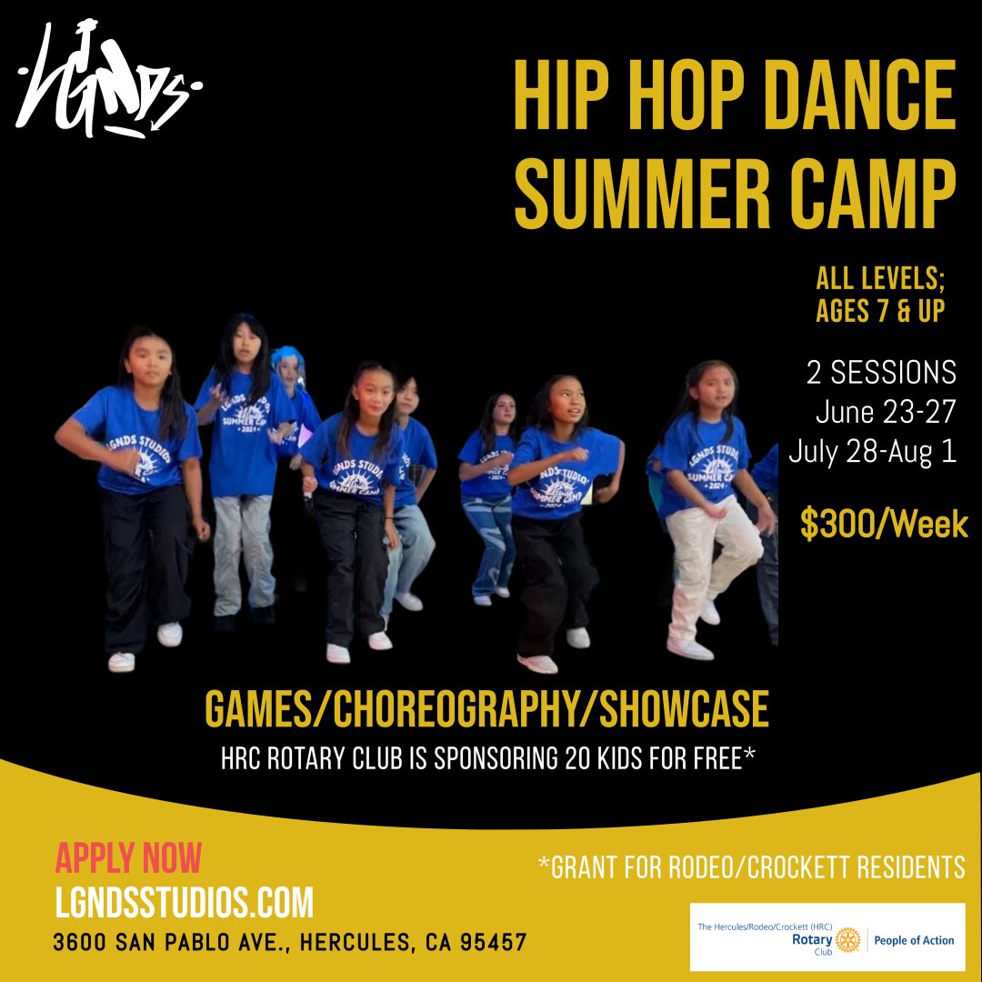 Community of Rodeo, Ca 94572 | Hip Hop Summer Dance Camp | Facebook
