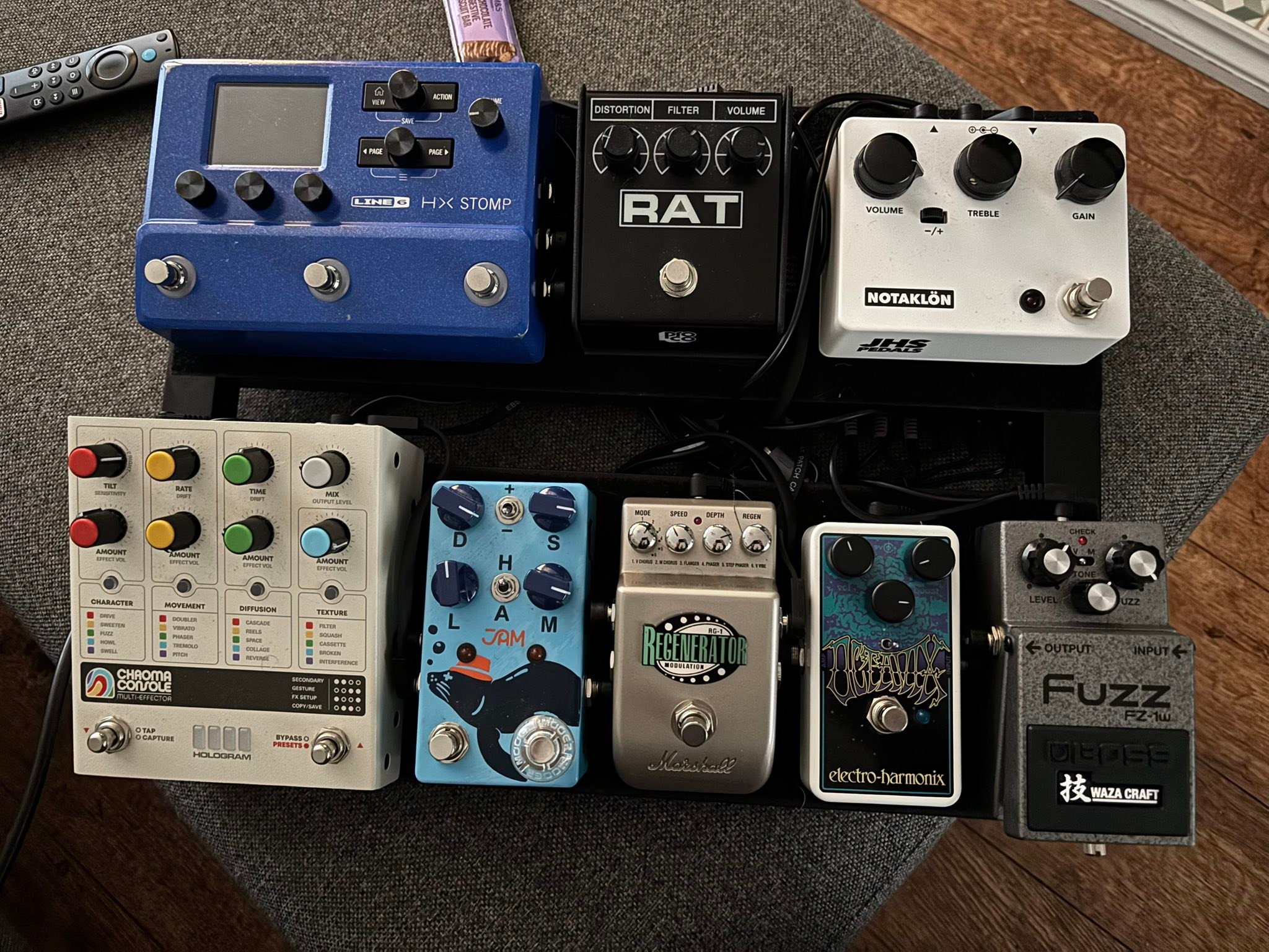Went back to basics. The Stomp is now on a Pedaltrain Nano as a