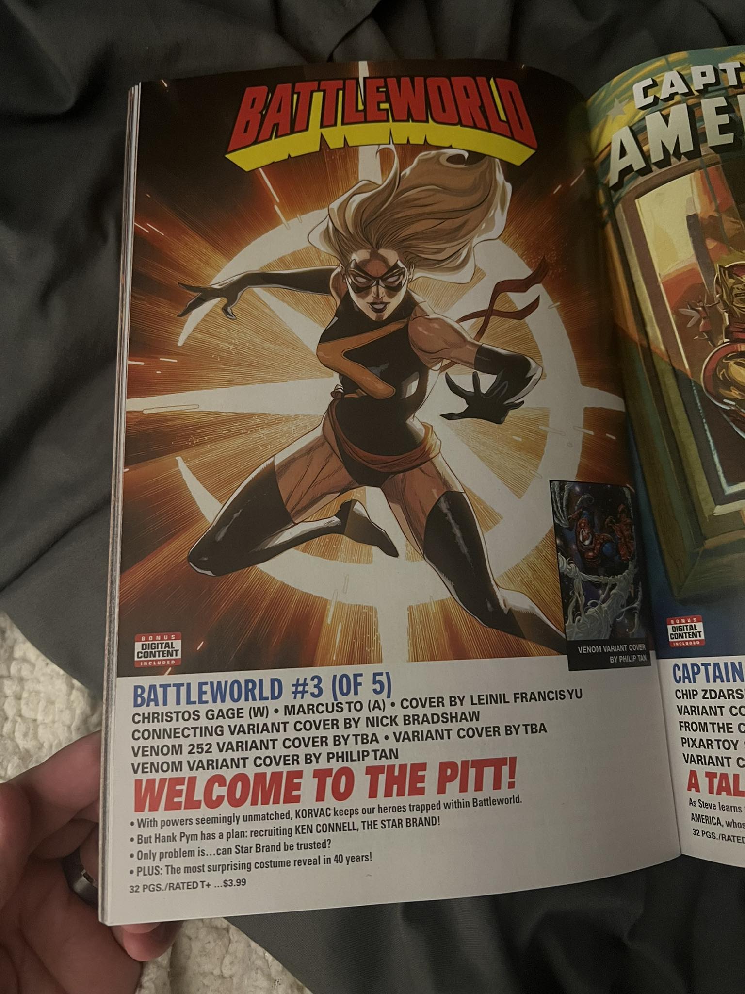 New cover Marvel booth NYCC exclusive “Battleworld” issue 1