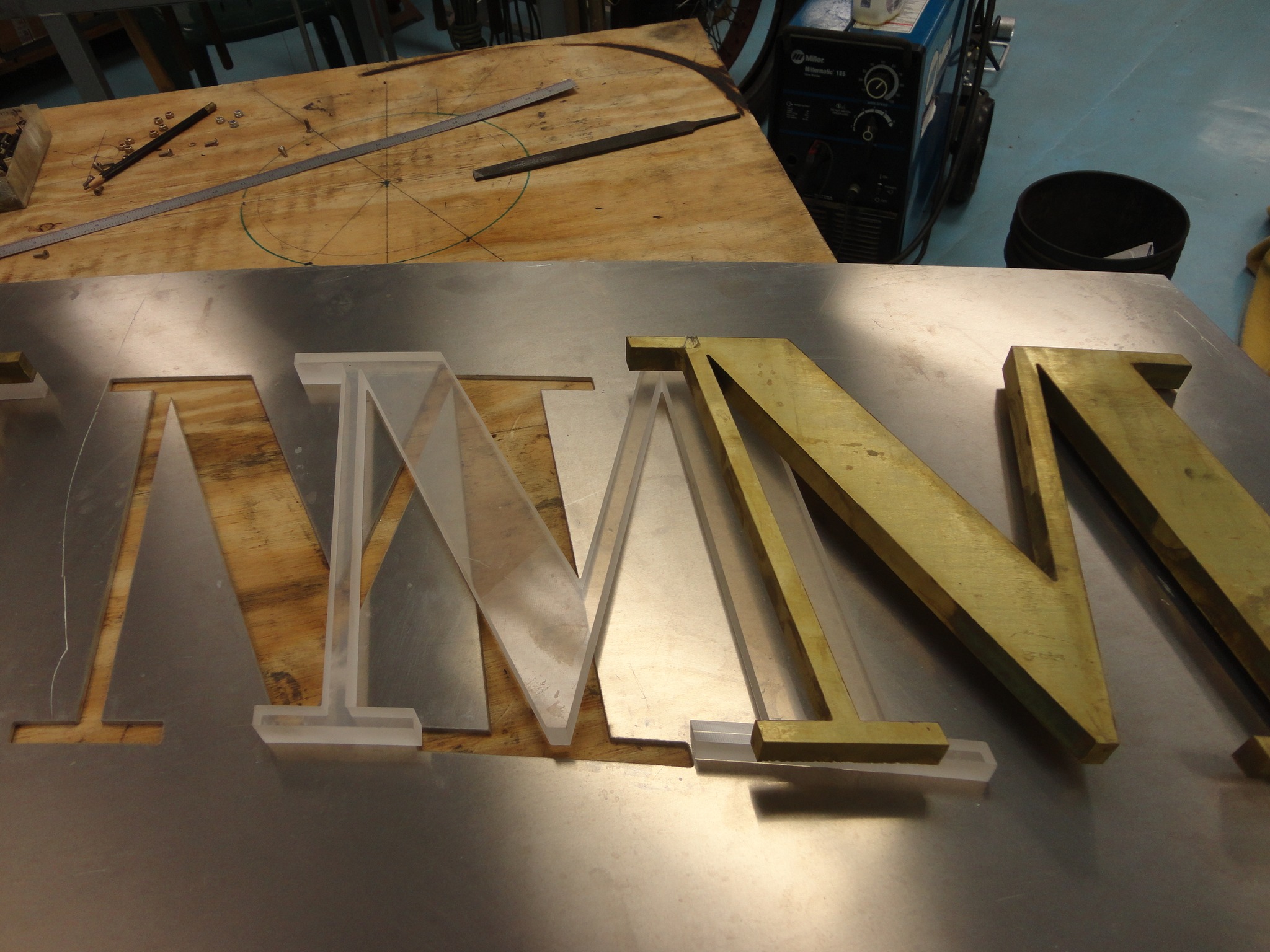 Steve - The Lexan spacers that are behind the letters. | Facebook