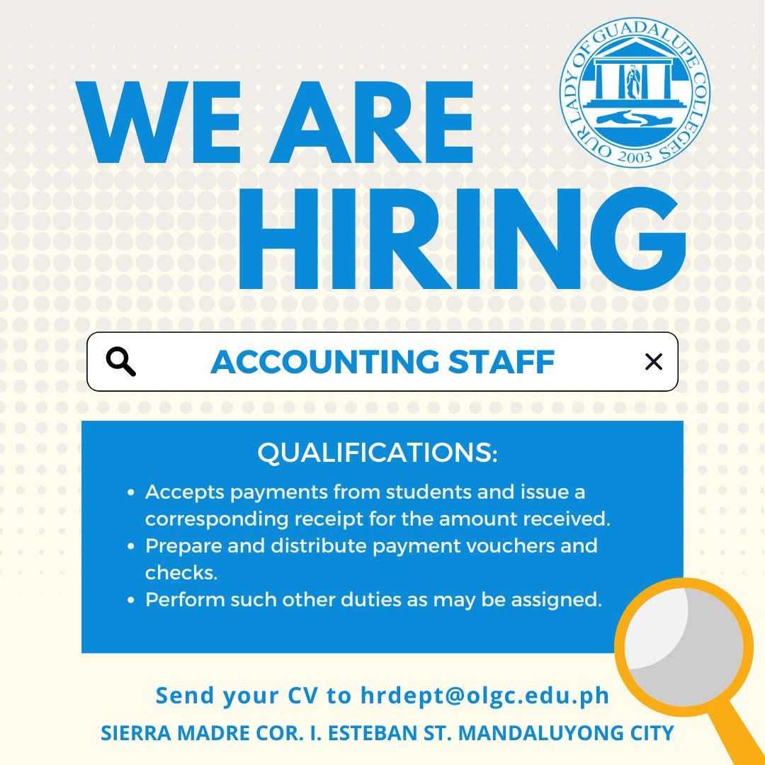 JOB HIRING 2024 - HR & ACCOUNTING STAFF | We're Hiring! Join Our Team ...