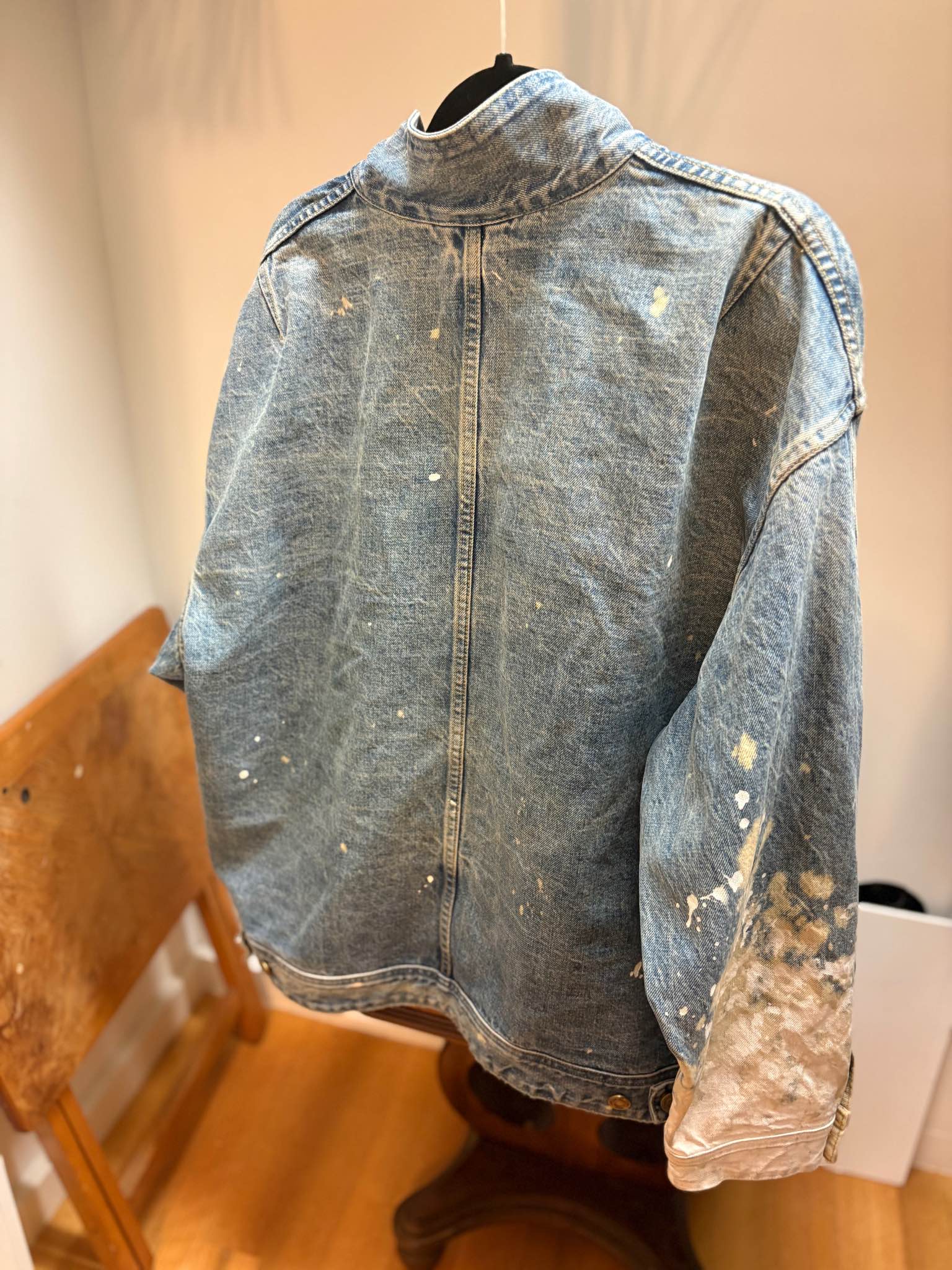 Cool Fear of God Jeans denim jacket. Full zip closure. Has awesome 