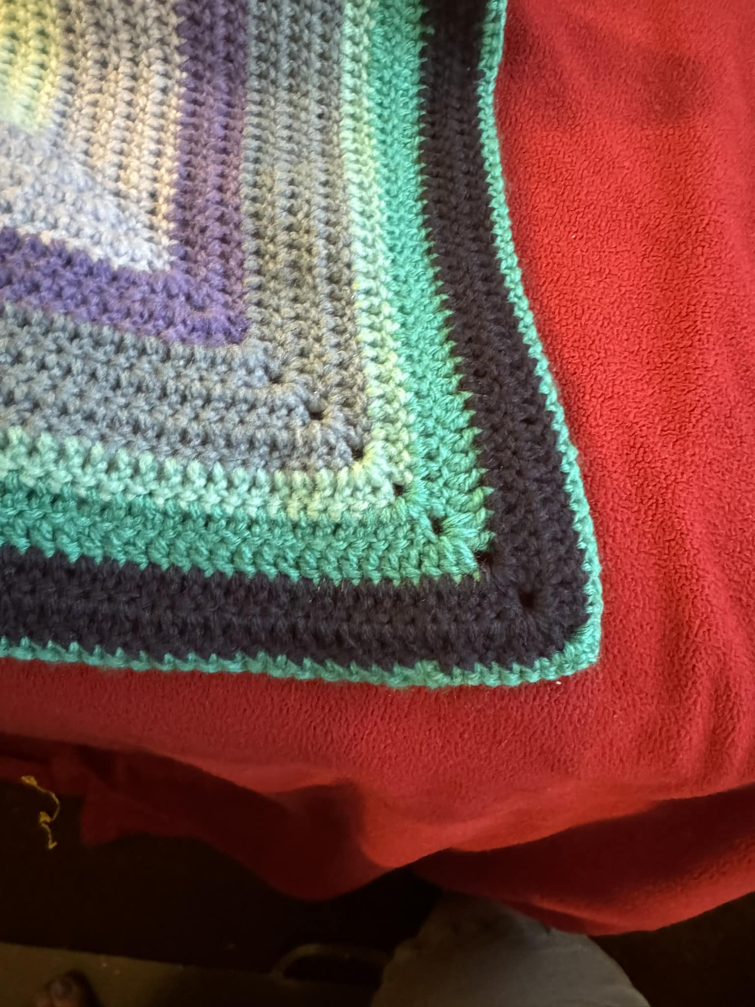 Wide border ideas for afghan finishing