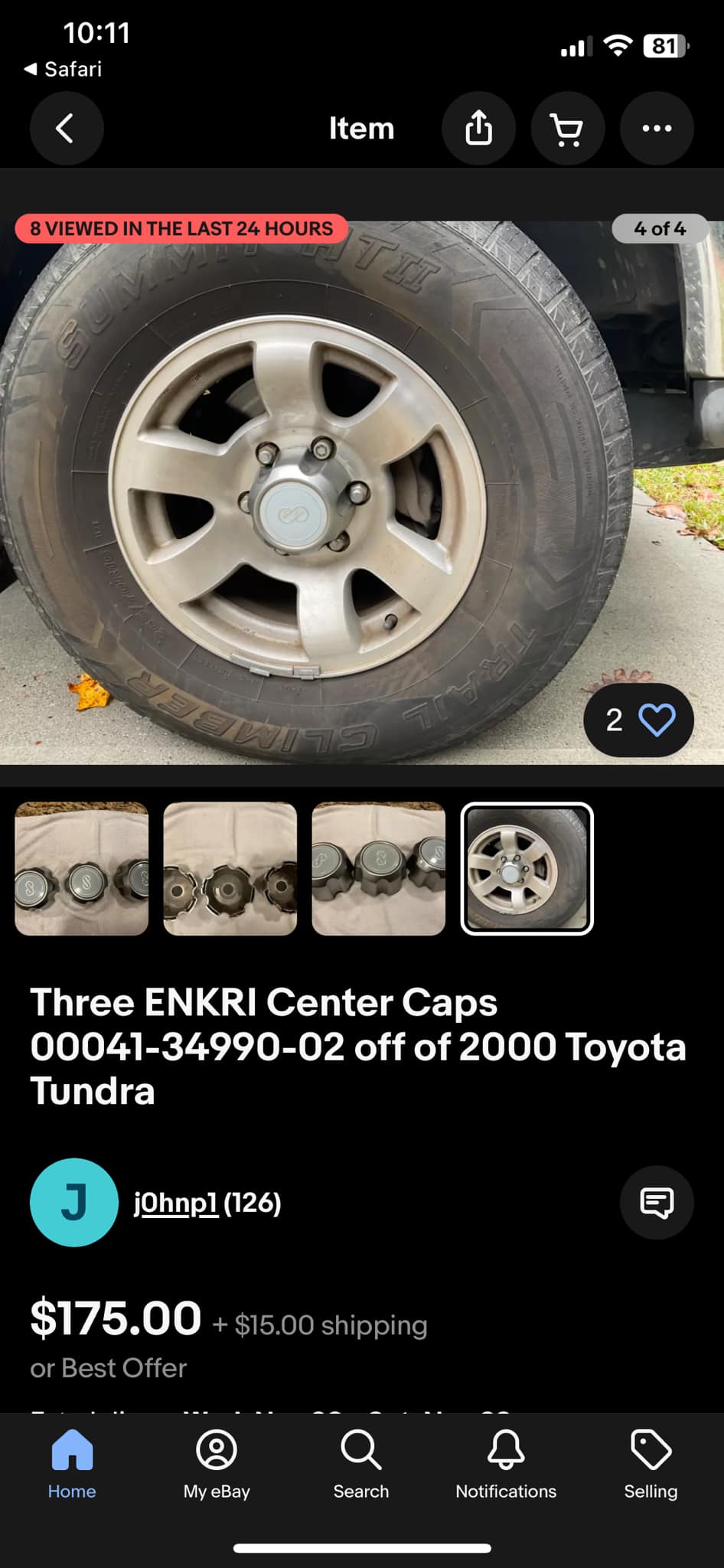 17" Wheels Rims fits TRD PRO Toyota 4runner Tacoma Tundra Sequoia FJ