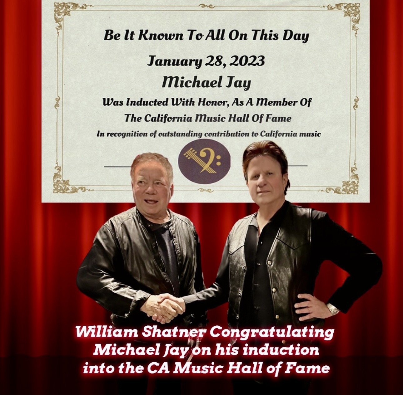 In , Tehachapi, Michael is gonna sing 