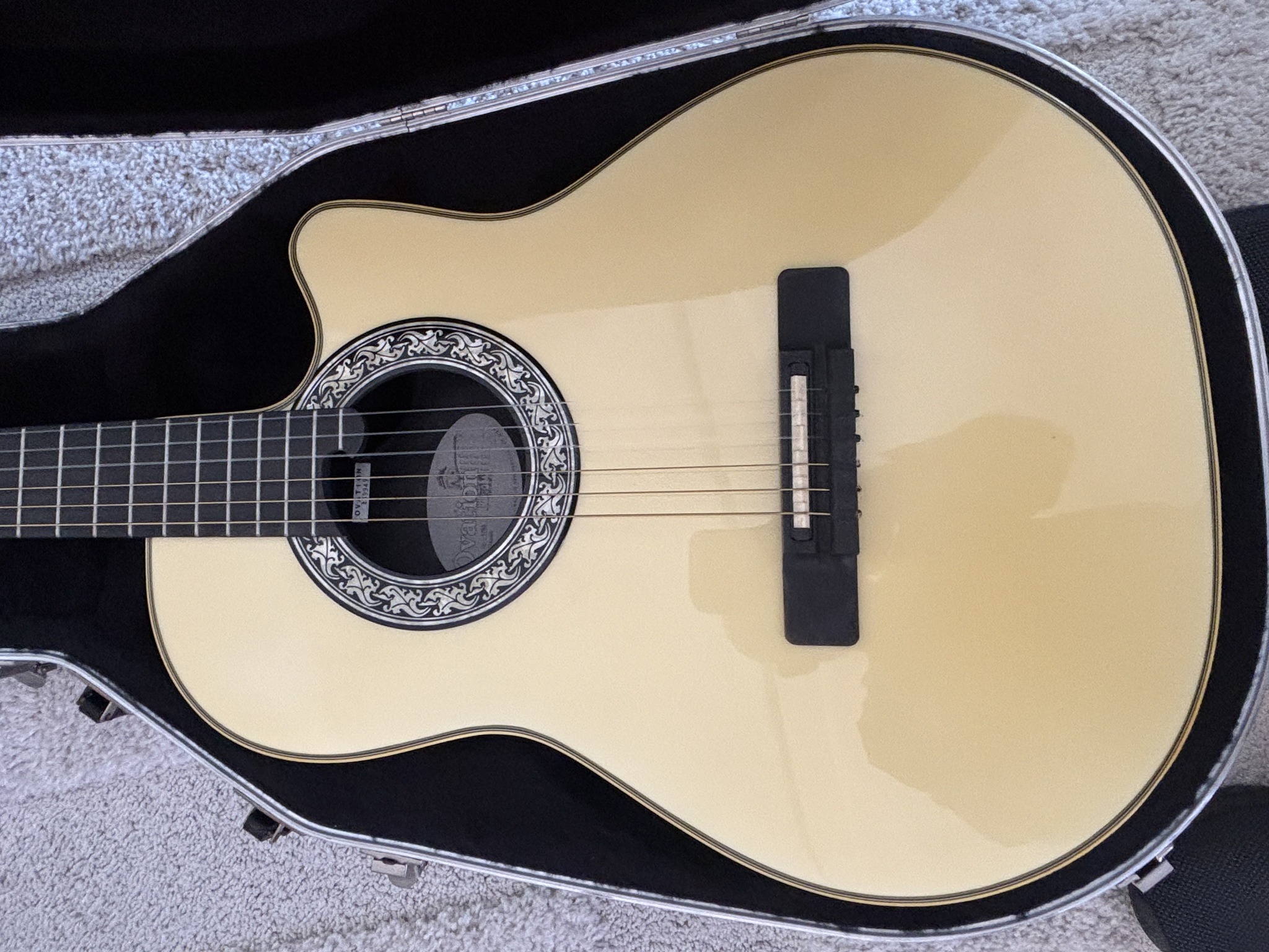 Ovation 1763 acoustic electric guitar for sale