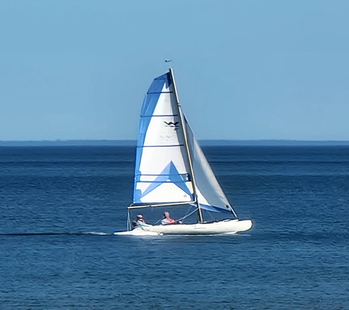 Here's a quick video showing the WindRider 16 sailing with a
