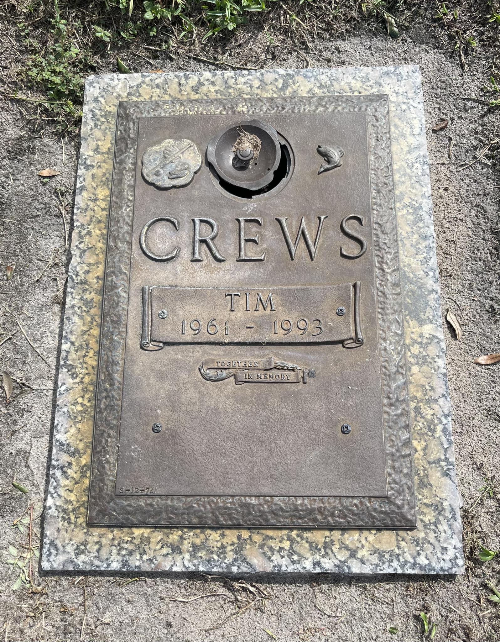 Famous Graves | Tim Crews (1961-1993), Major League Baseball player who ...