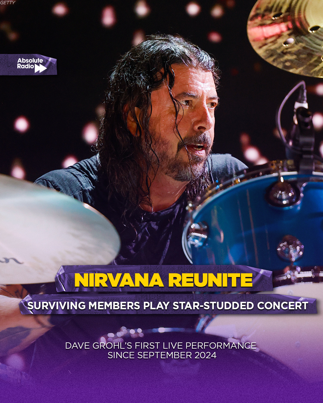 Absolute - In a total surprise to attendees, Nirvana's surviving ...