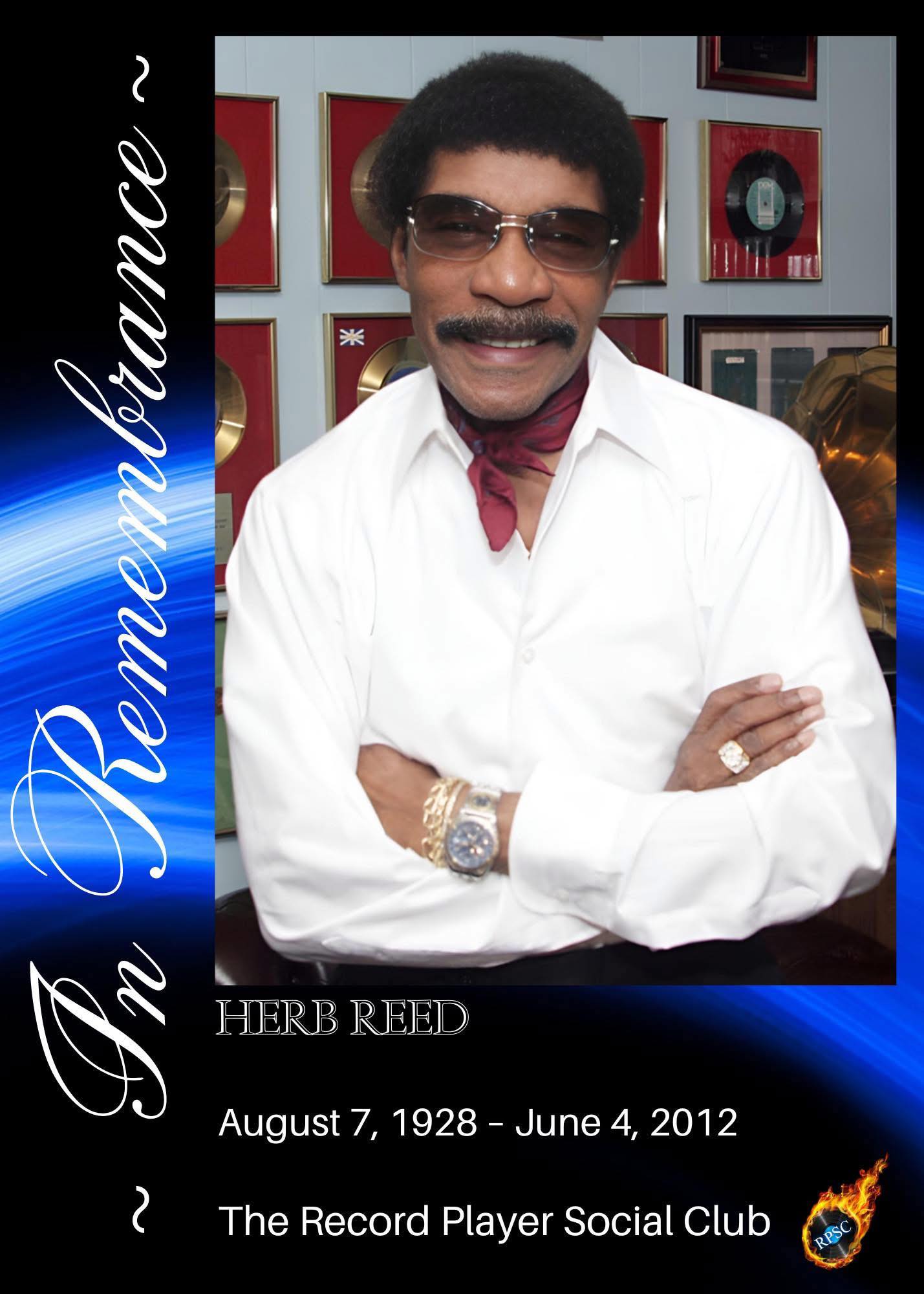 The Record Player Social Club | Remembering Herbert Reed (August 7 ...