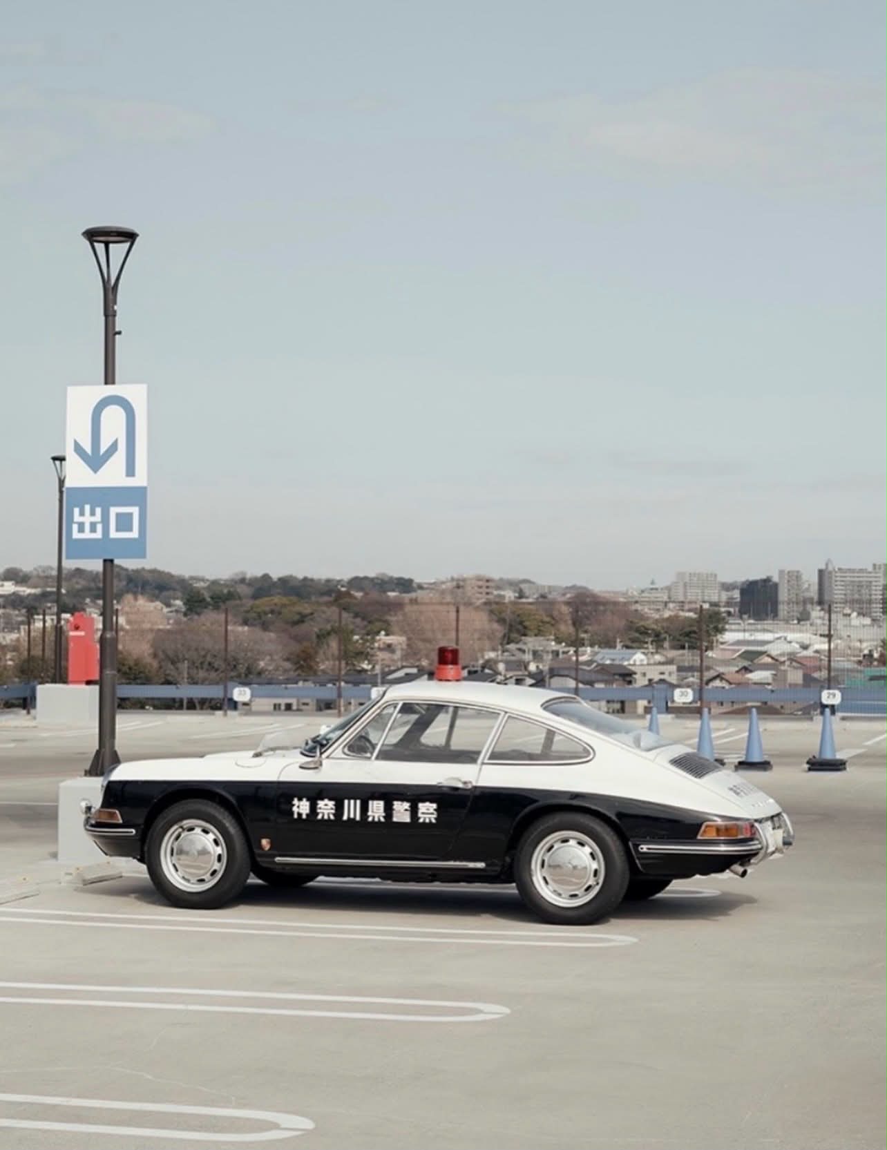 1968 年全日本唯獨4輛Porsche 912 Coupe（分別配屬神奈川縣警察（即圖