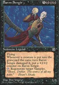 マジックザギャザリング　MTG　BARON SENGIR　石膏　フィギュア　人形 Rare Magic: The Gathering cards like Baron Sengir and Willow with