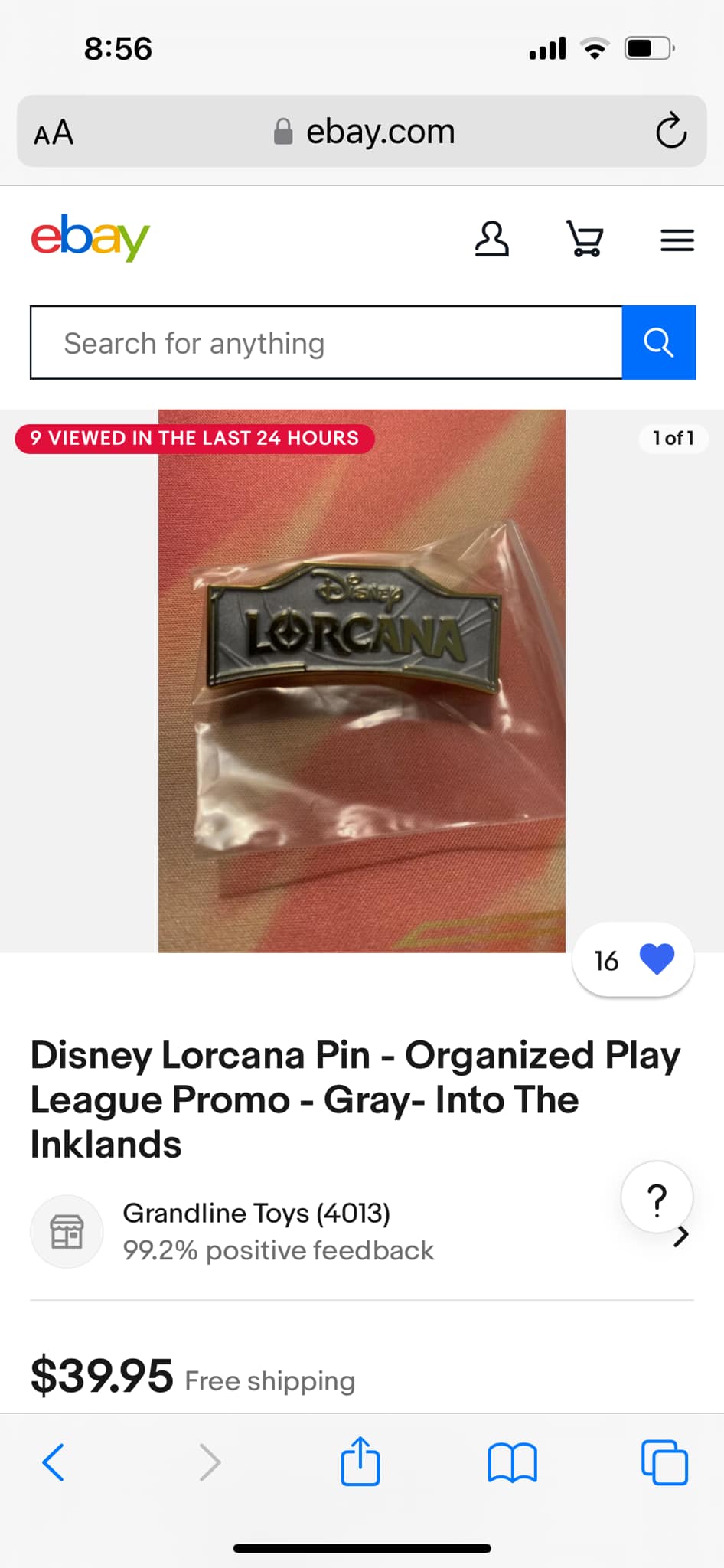 How many Lorcana pins are there and what is their availability?