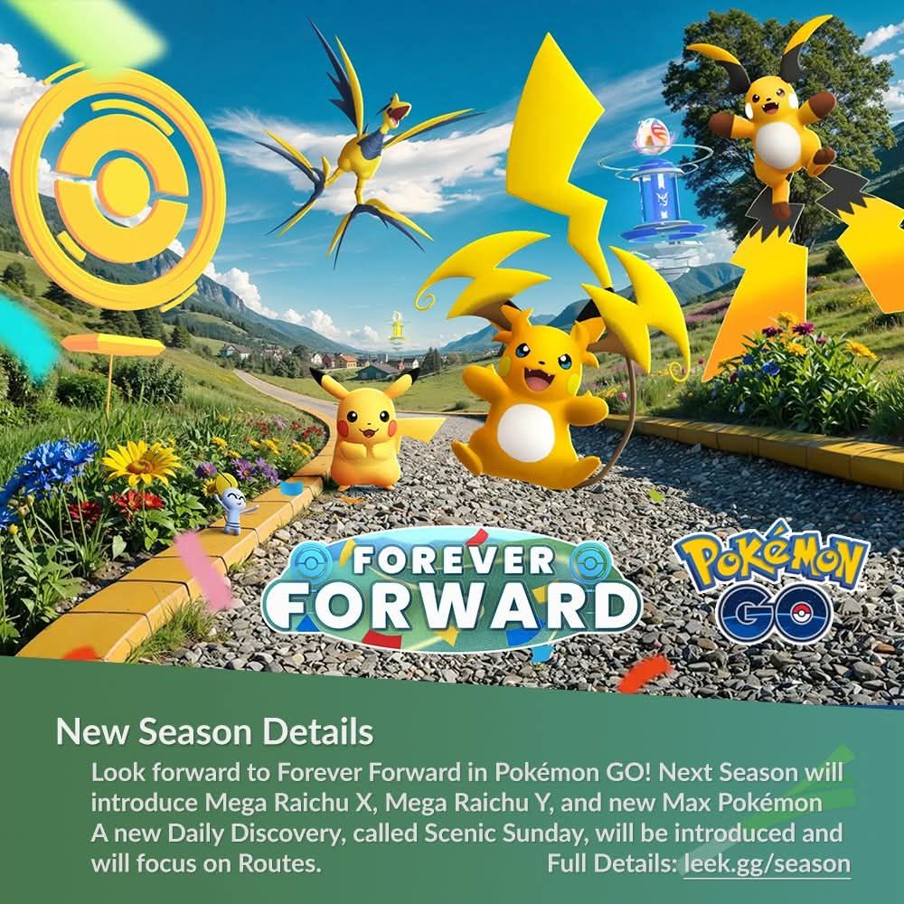 The Forever Forward Season has officially begun in Pokémon GO