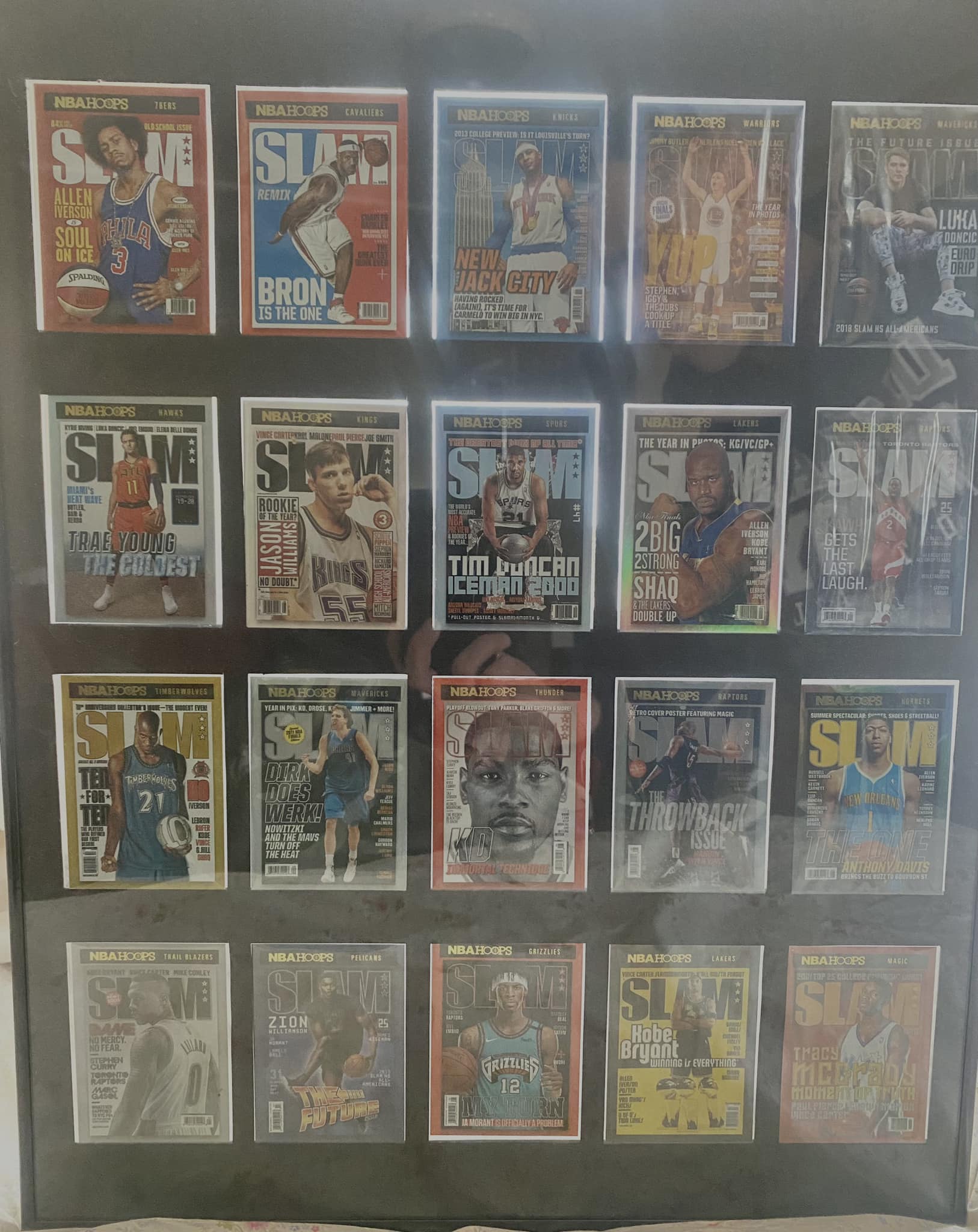 Finally Completed! ?2020-21 Hoops SLAM HOLO Complete Set