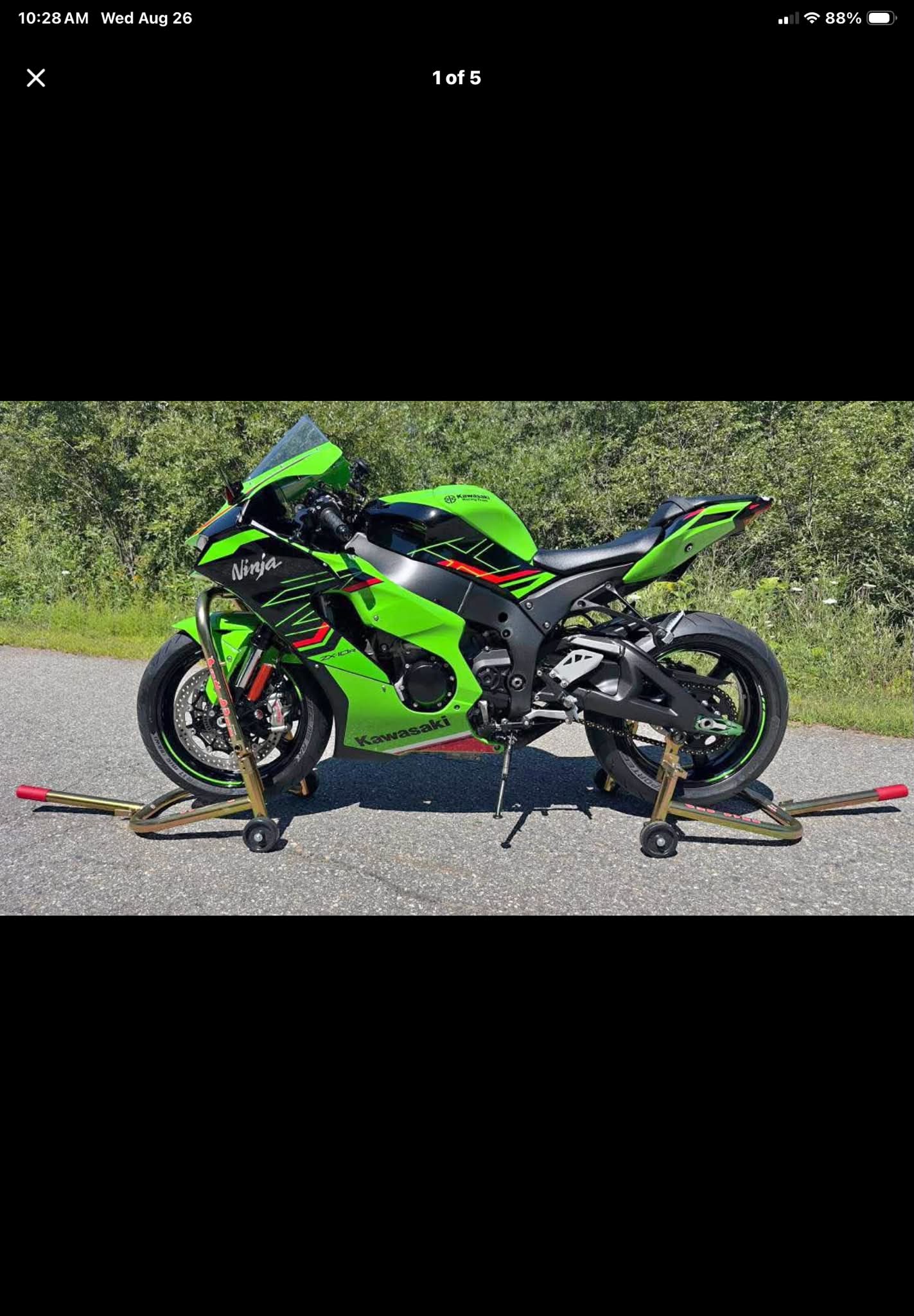 2023 Kawasaki Ninja ZX-10R KRT for sale at $10,000