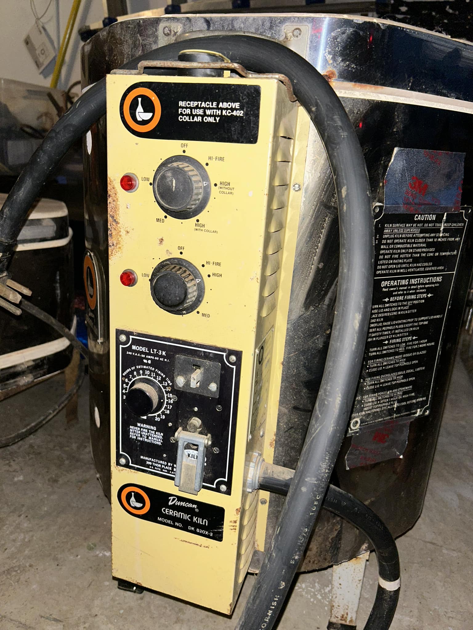 Manual for Duncan DK820X-1 kiln needed