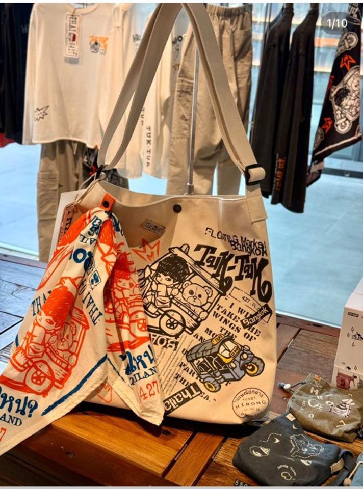 POPMART HIRONO Whisper Withinシリーズ　トートバッグ Hirono Floating Market Tuk-Tuk Crossbody bag and Whisper Within
