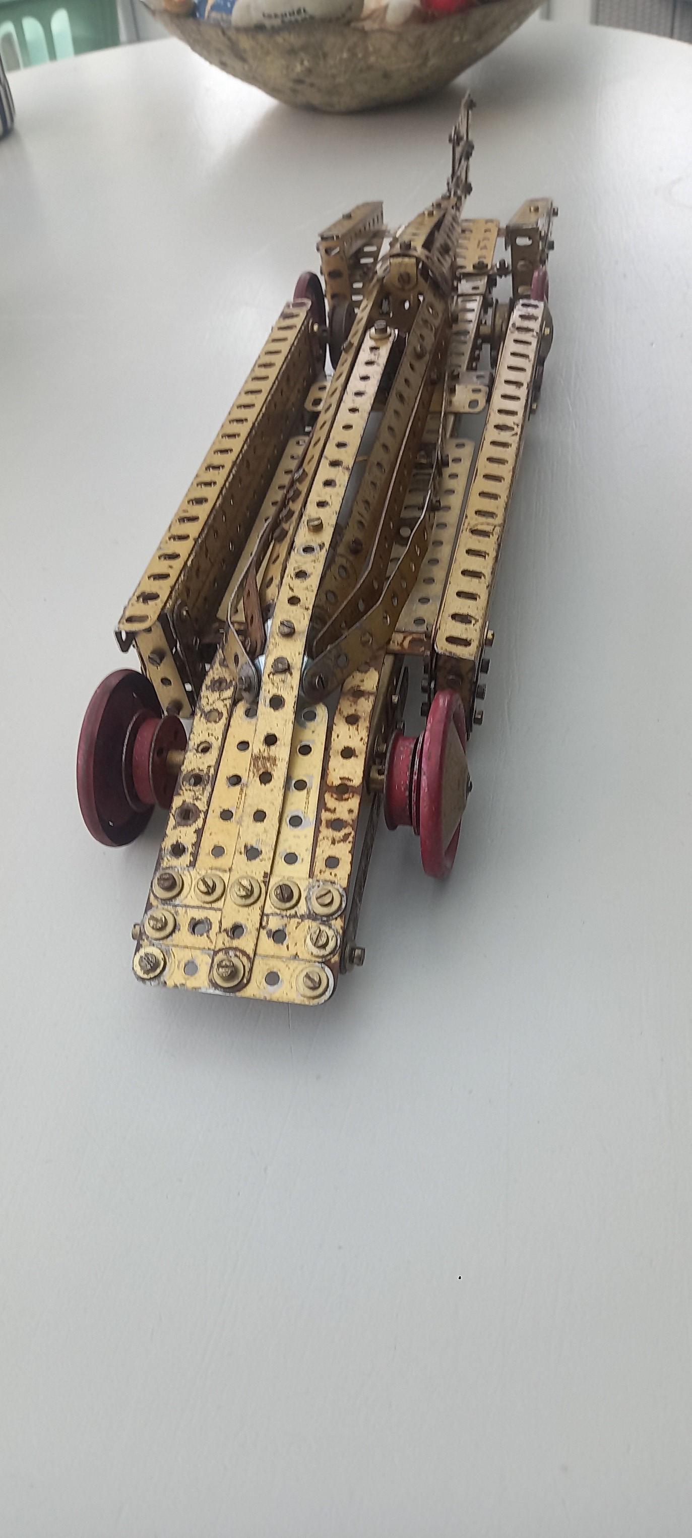 My model of the Golden Arrow land speed record car. Driven by