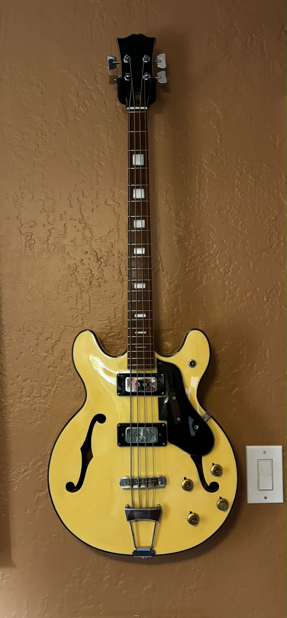 1978 Camel Tour bass with rare black finish and high-end specs