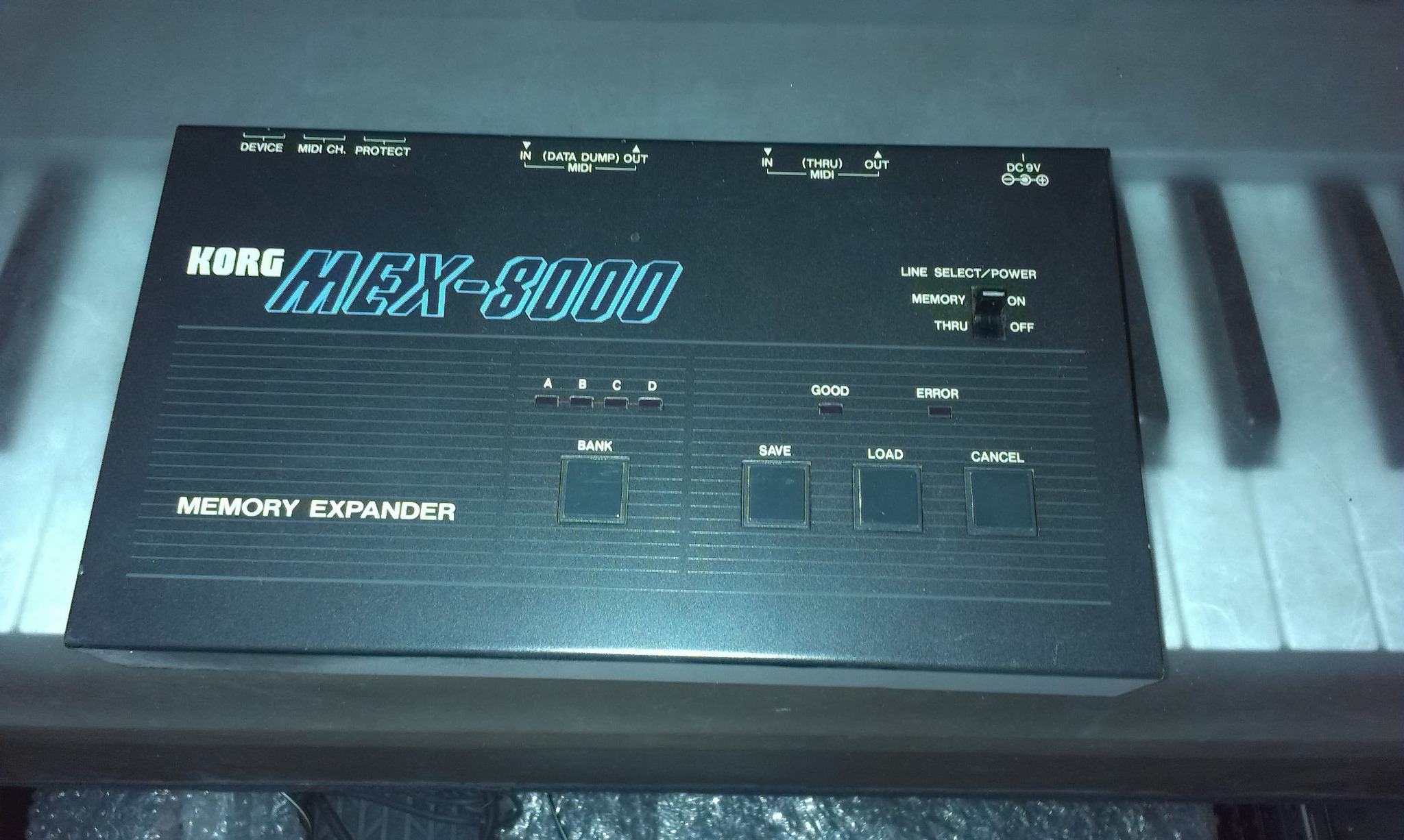 Korg EX-8000 synth still running strong after 40 years