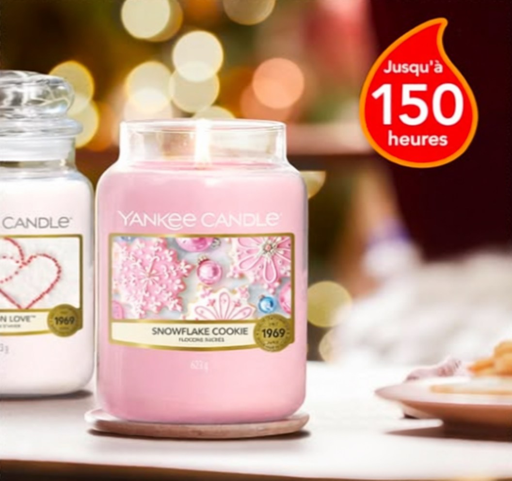Yankee Candle Grande Jarre Parfumée Pommes Grillées - Jusqu'à 150 Heures De Combustion