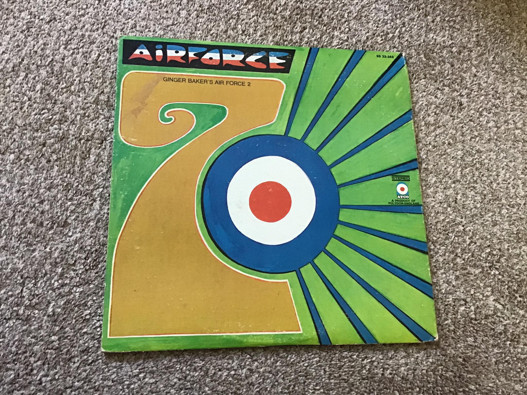 Ginger Baker's Air Force 1970 vinyl album review