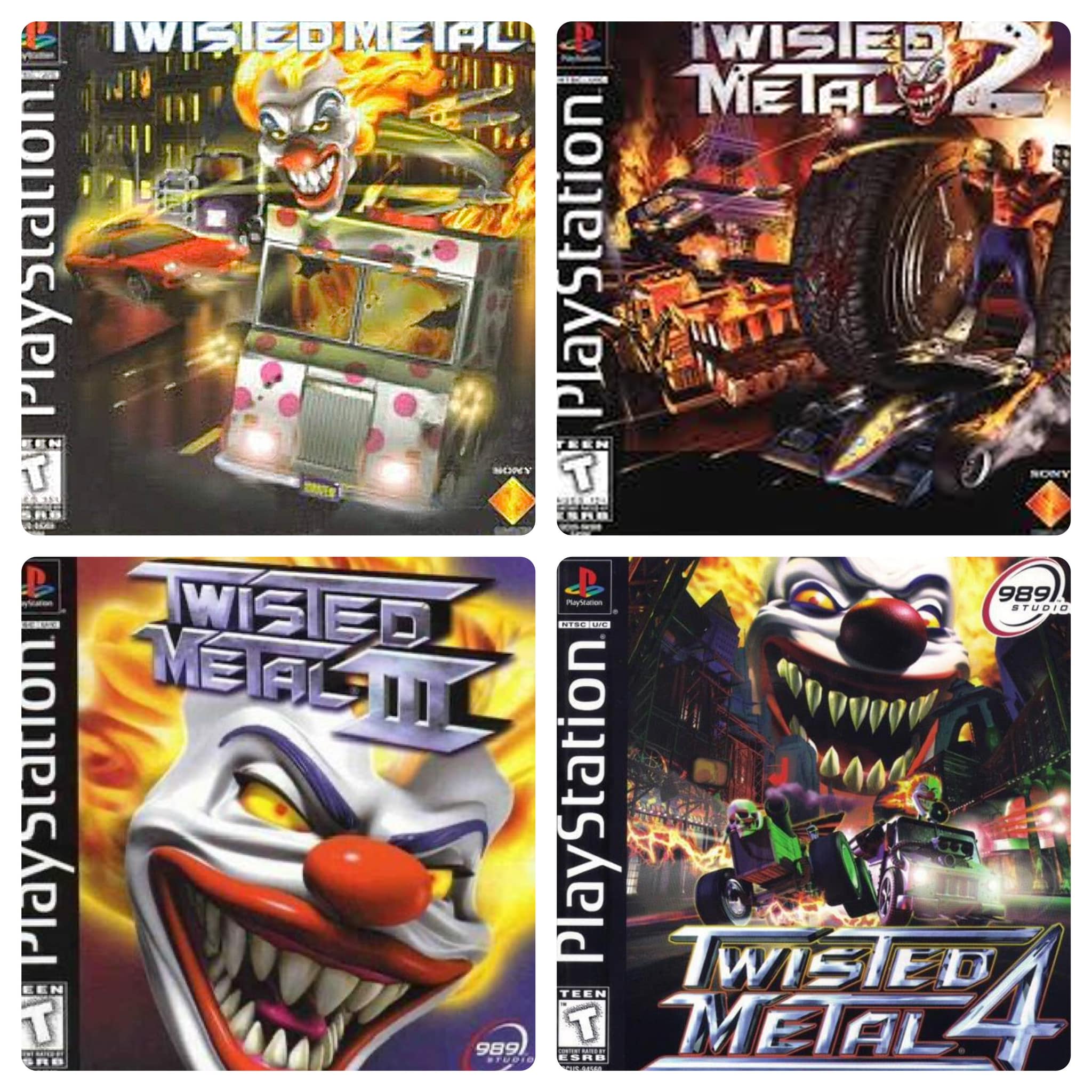 Nuovo case di ricambio per gioco - Twisted Metal 1, 2, 3