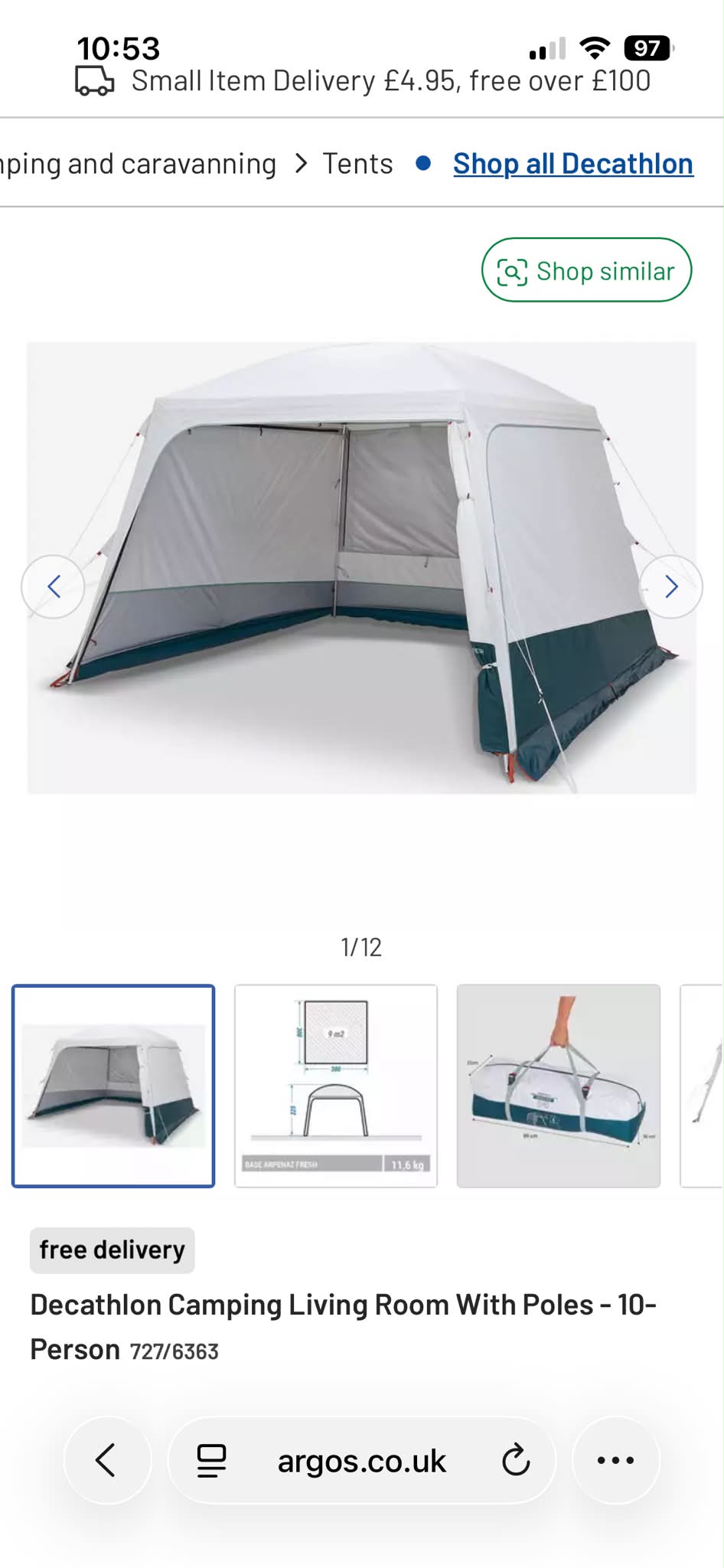 tent booties Exped Camp Booty - Small hut trips FEMA Color:Gravel Plaid Wie kann ich einen
