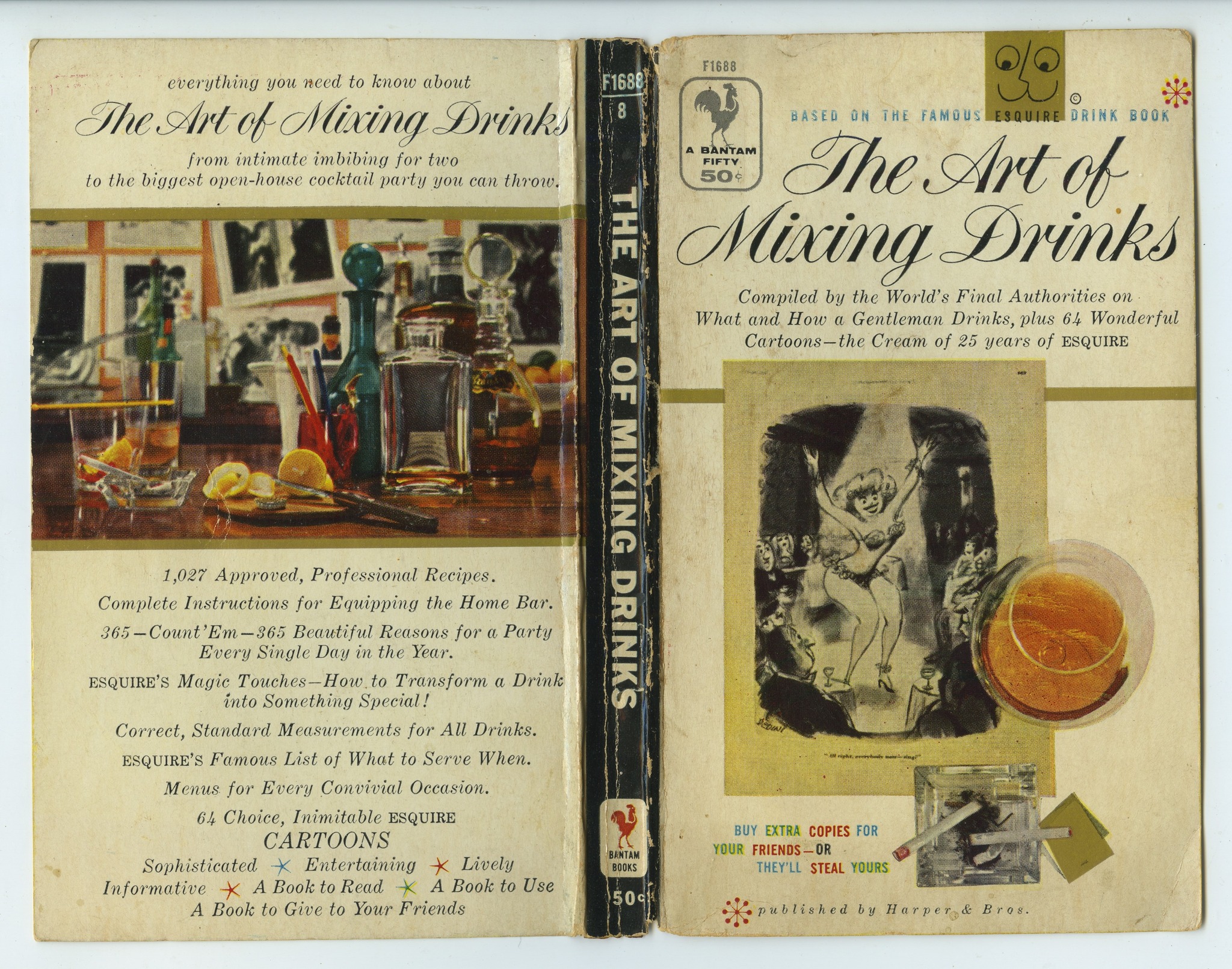 Vintage Cocktail Recipes from 1957 Esquire Drink Book display picture 1