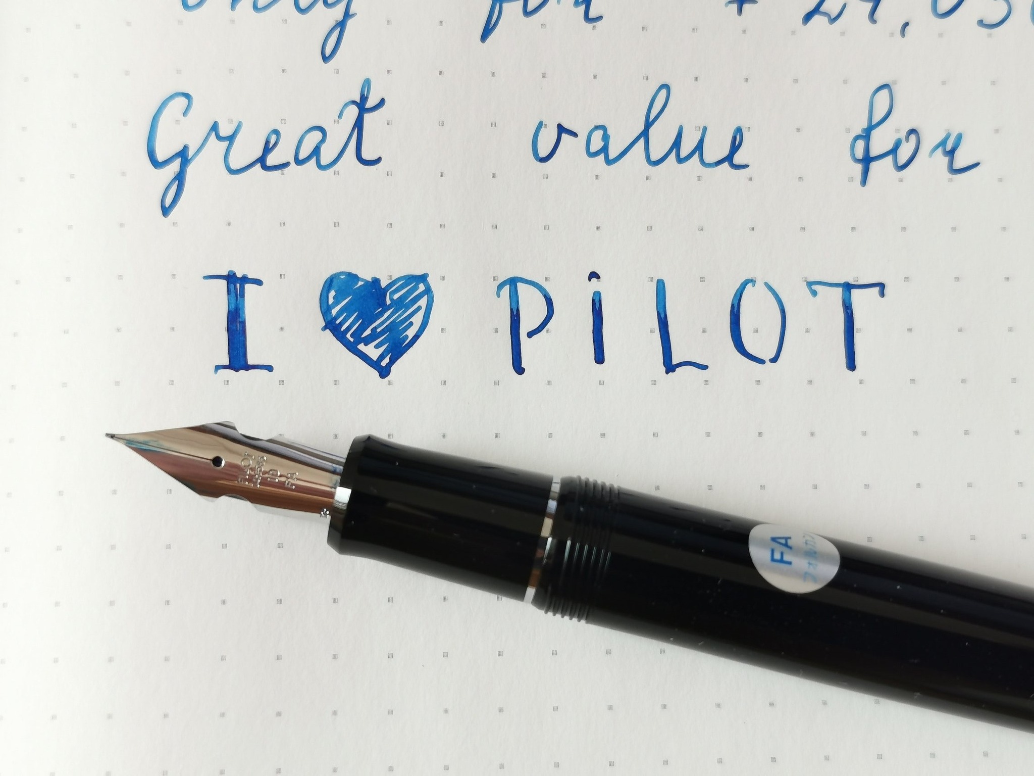 Pilot Custom Heritage 912 with FA nib review: exceptional writing