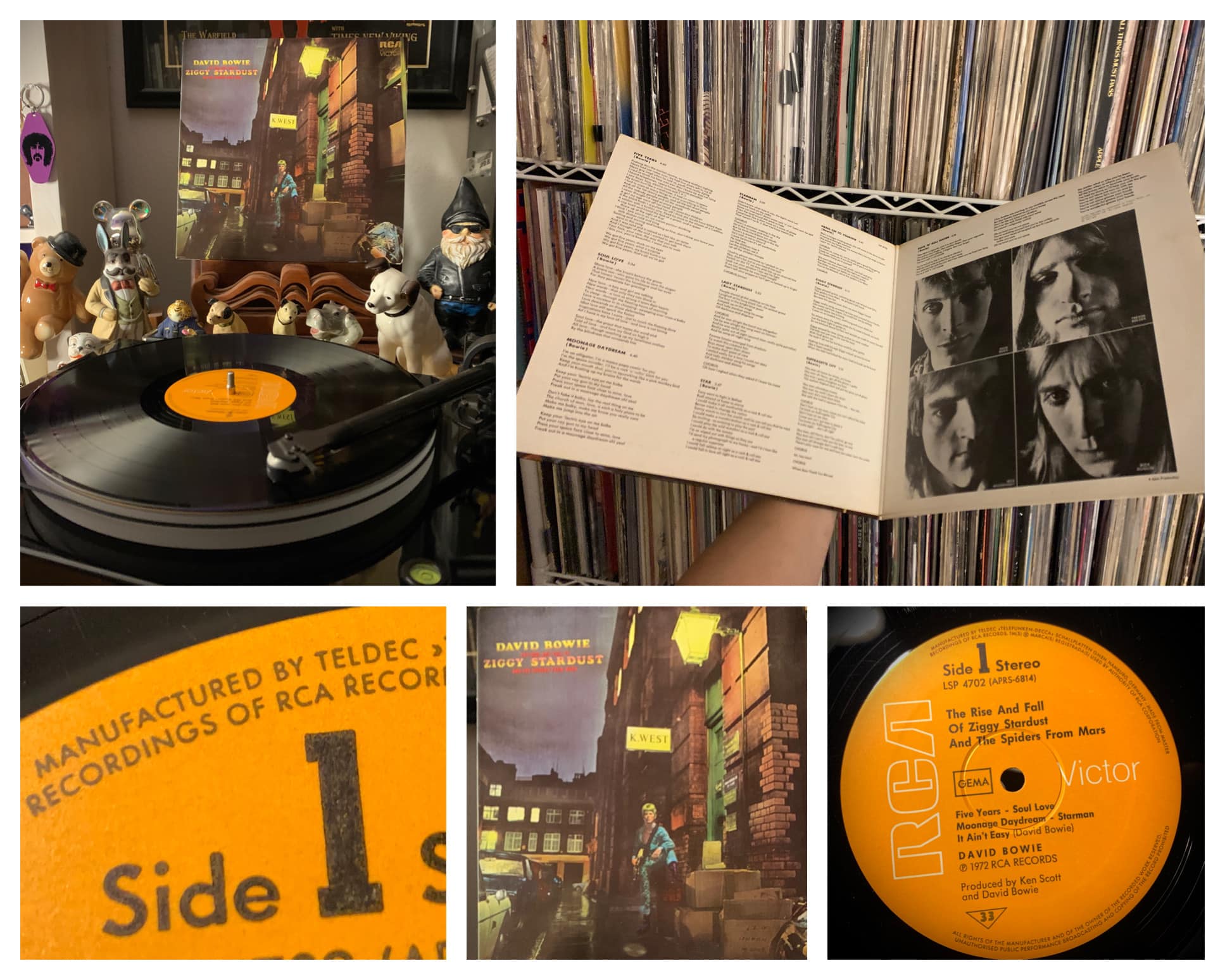 Rare 1972 German Pressing of David Bowie's Ziggy Stardust Album Found